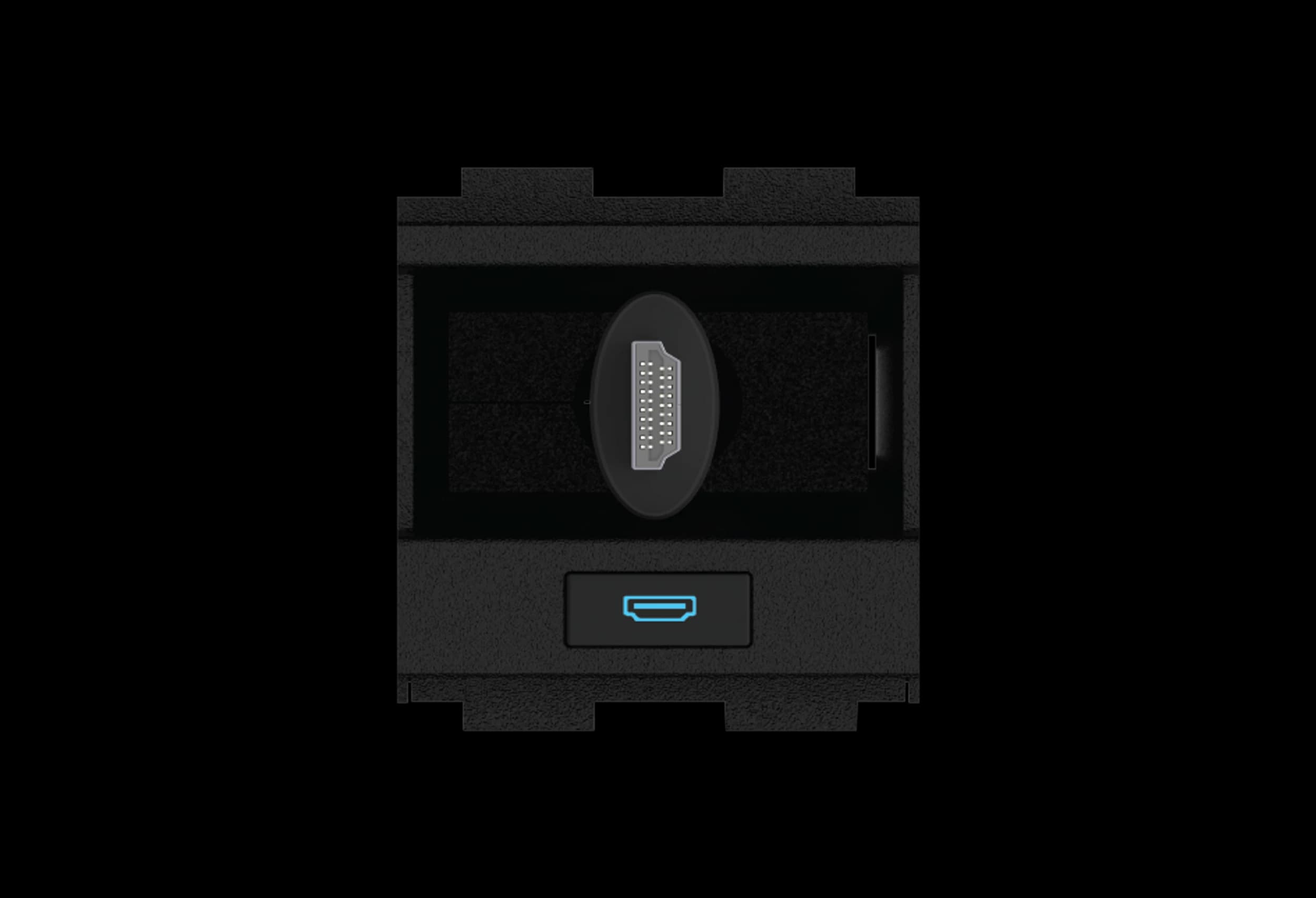 Crestron FT2A-CBLR-1T-HD one-touch cable retractor (official Crestron photo, shared across the FT2A-CBLR-1T cable family)