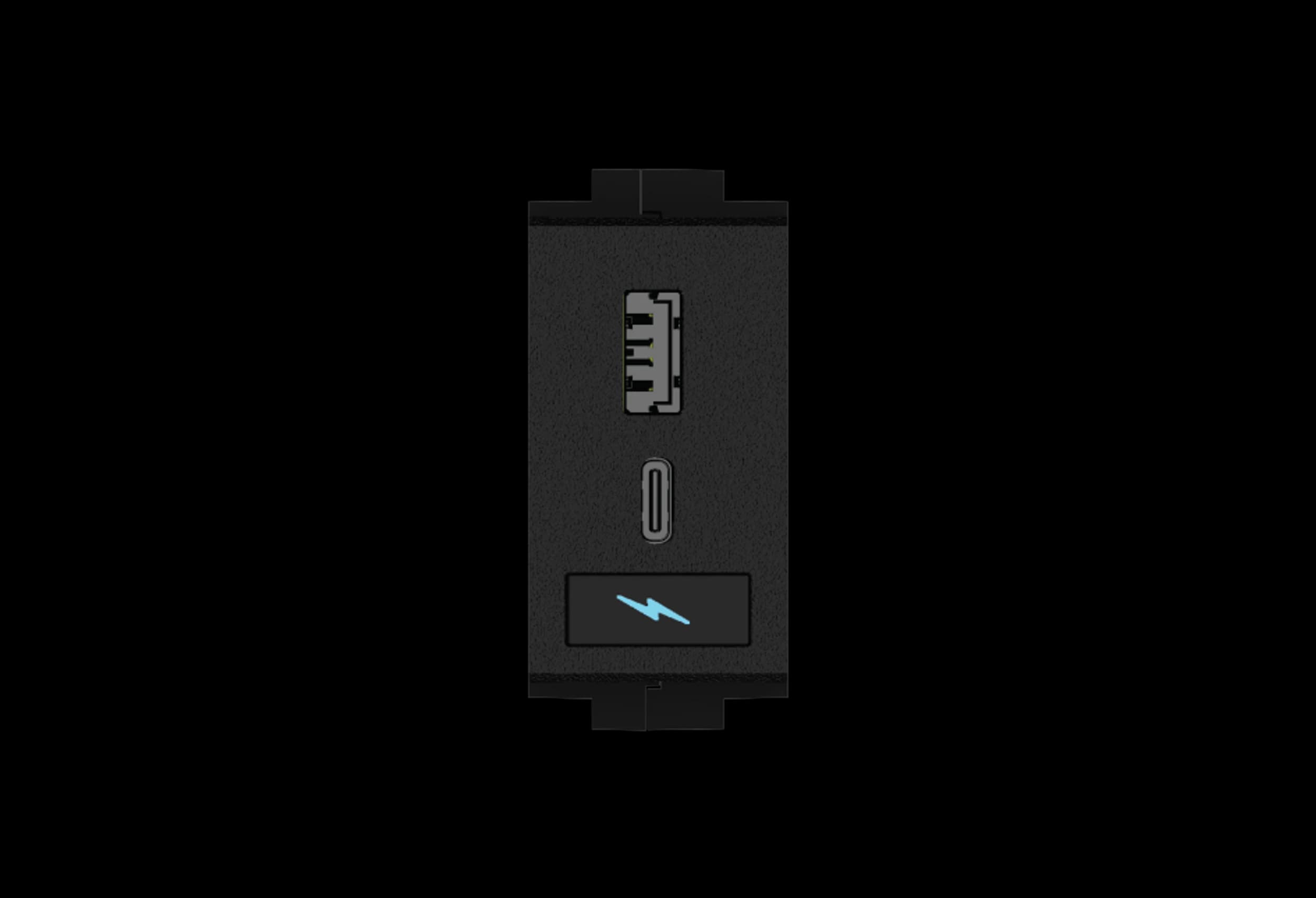 Crestron FT2A-CHGR-USBA/C USB rapid charging module