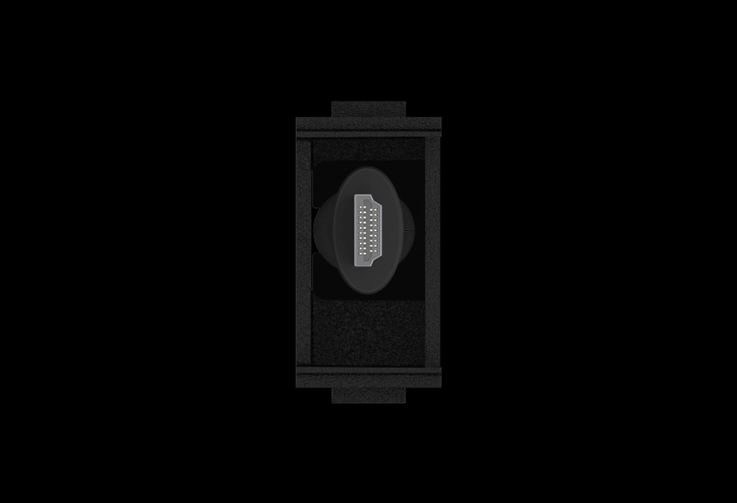 Crestron FT2A-PLT-PT-10 FlipTop cable pass-through plate