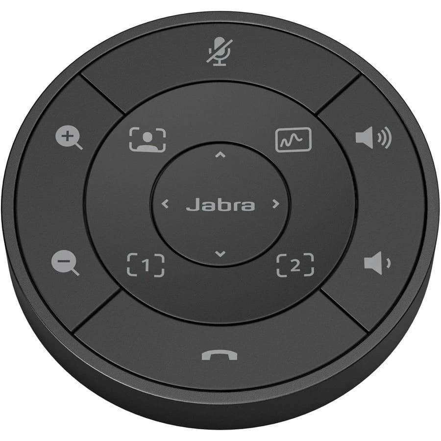 Jabra PanaCast 50 Remote control, top view showing button layout