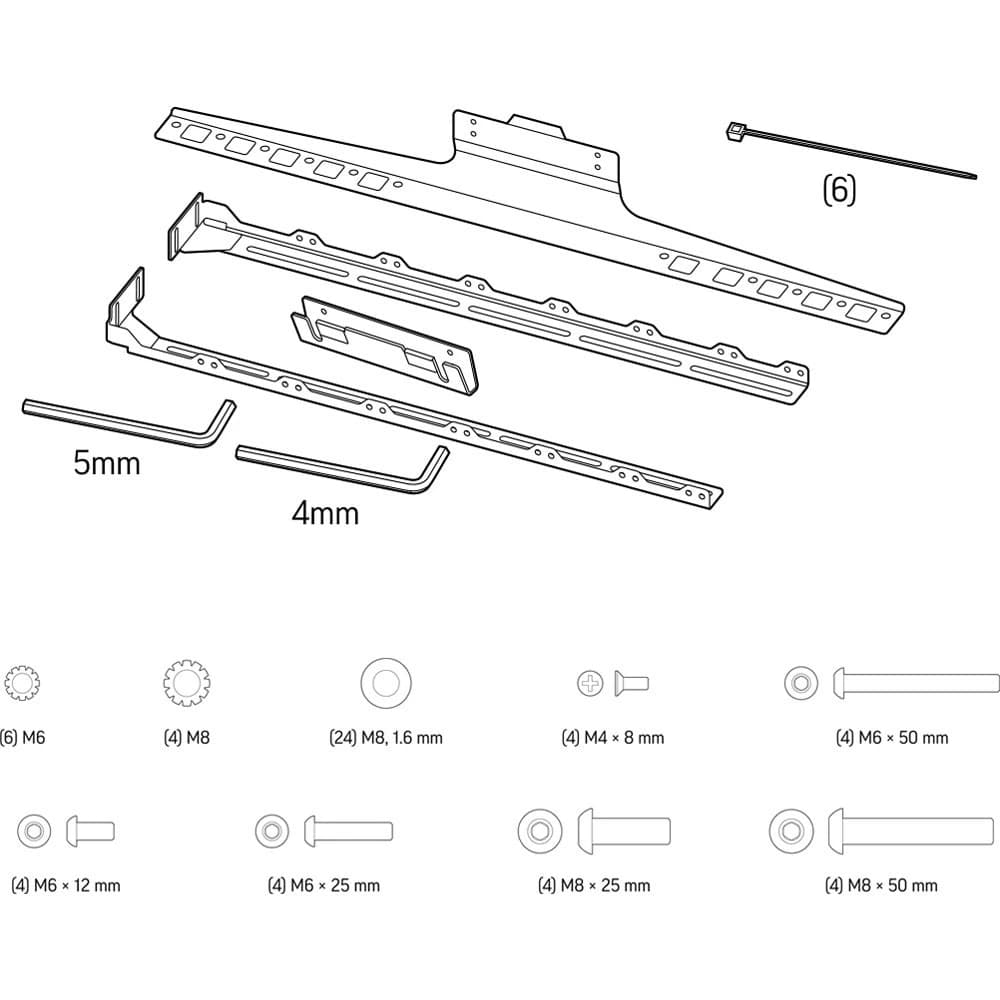 Poly Studio V72 wall mount hardware