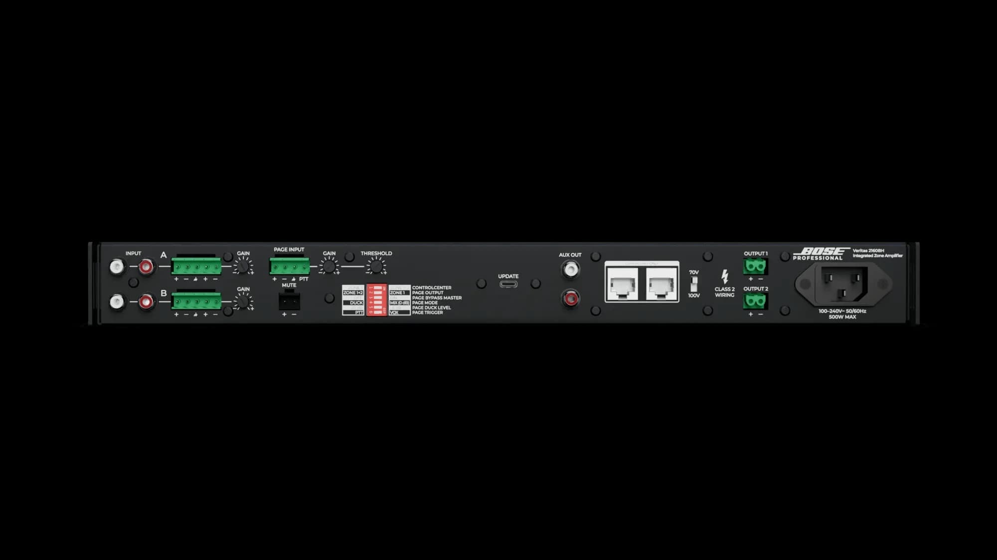 Bose Veritas 2160BH, rear panel view showing ports