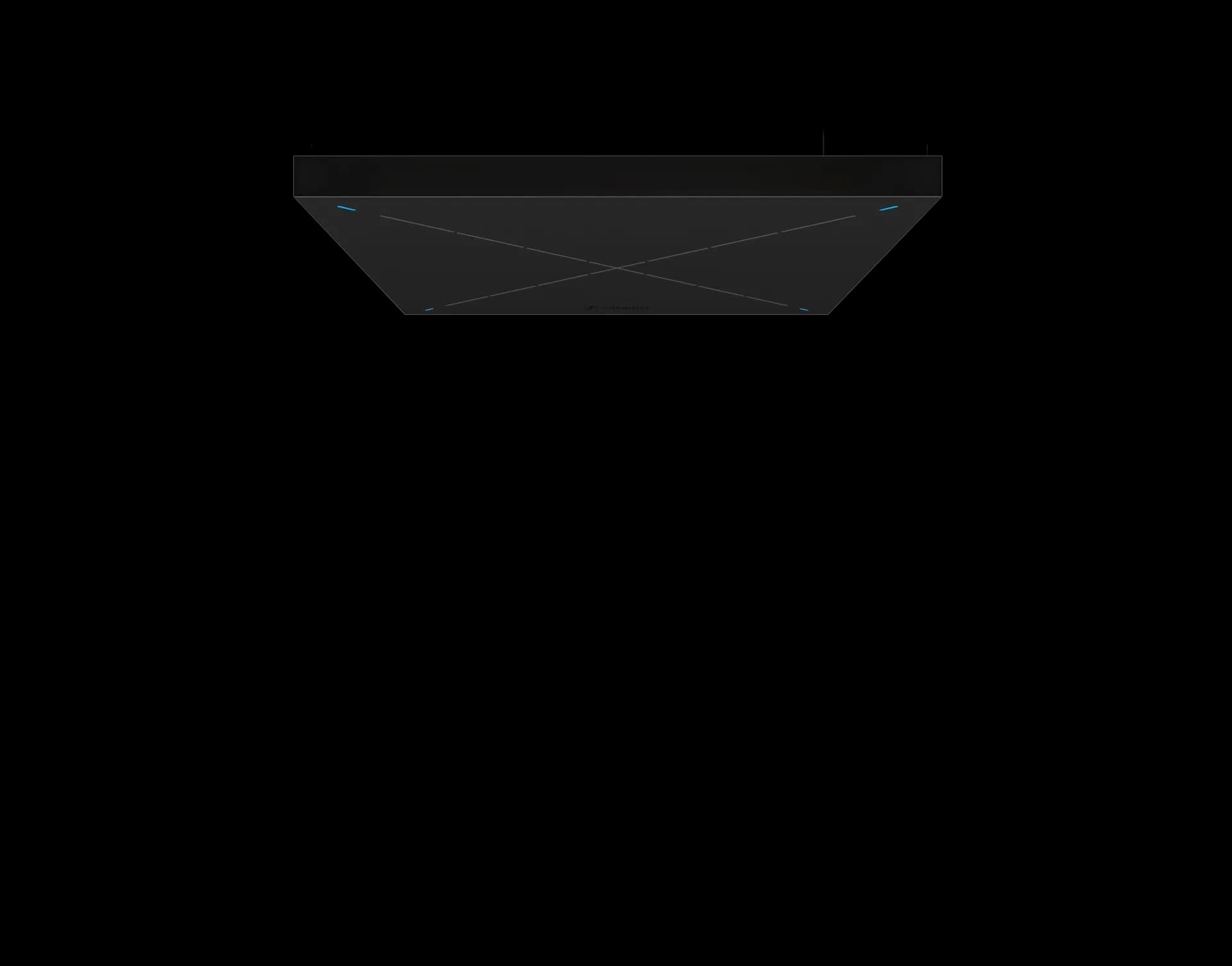 Sennheiser TeamConnect Ceiling 2, angled suspended view