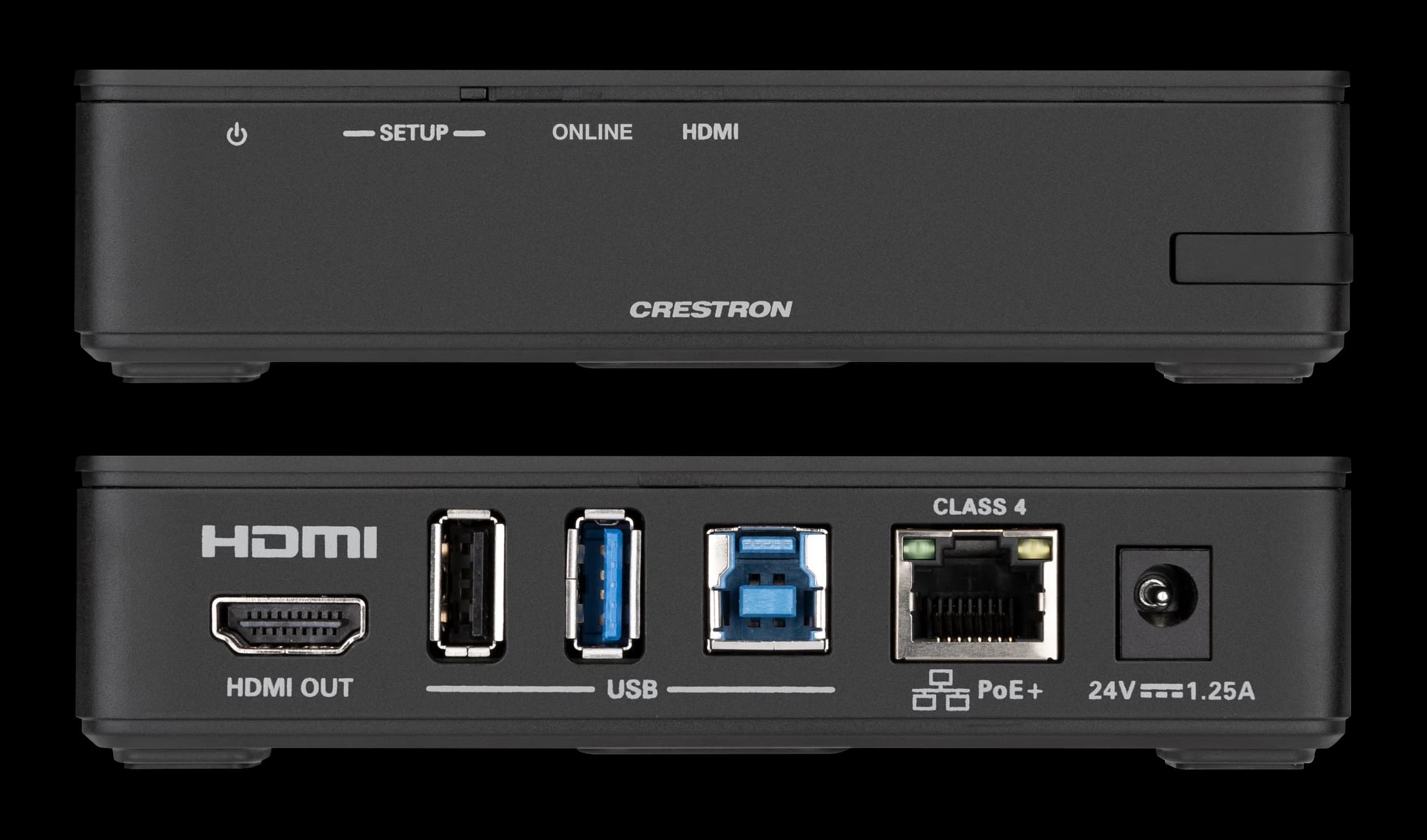Crestron AM-3000-WF AirMedia receiver, rear view