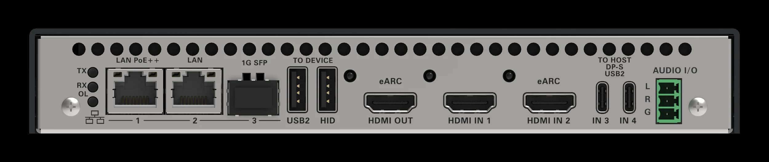 Crestron DM-NVX-384 AV-over-IP encoder/decoder, composite view