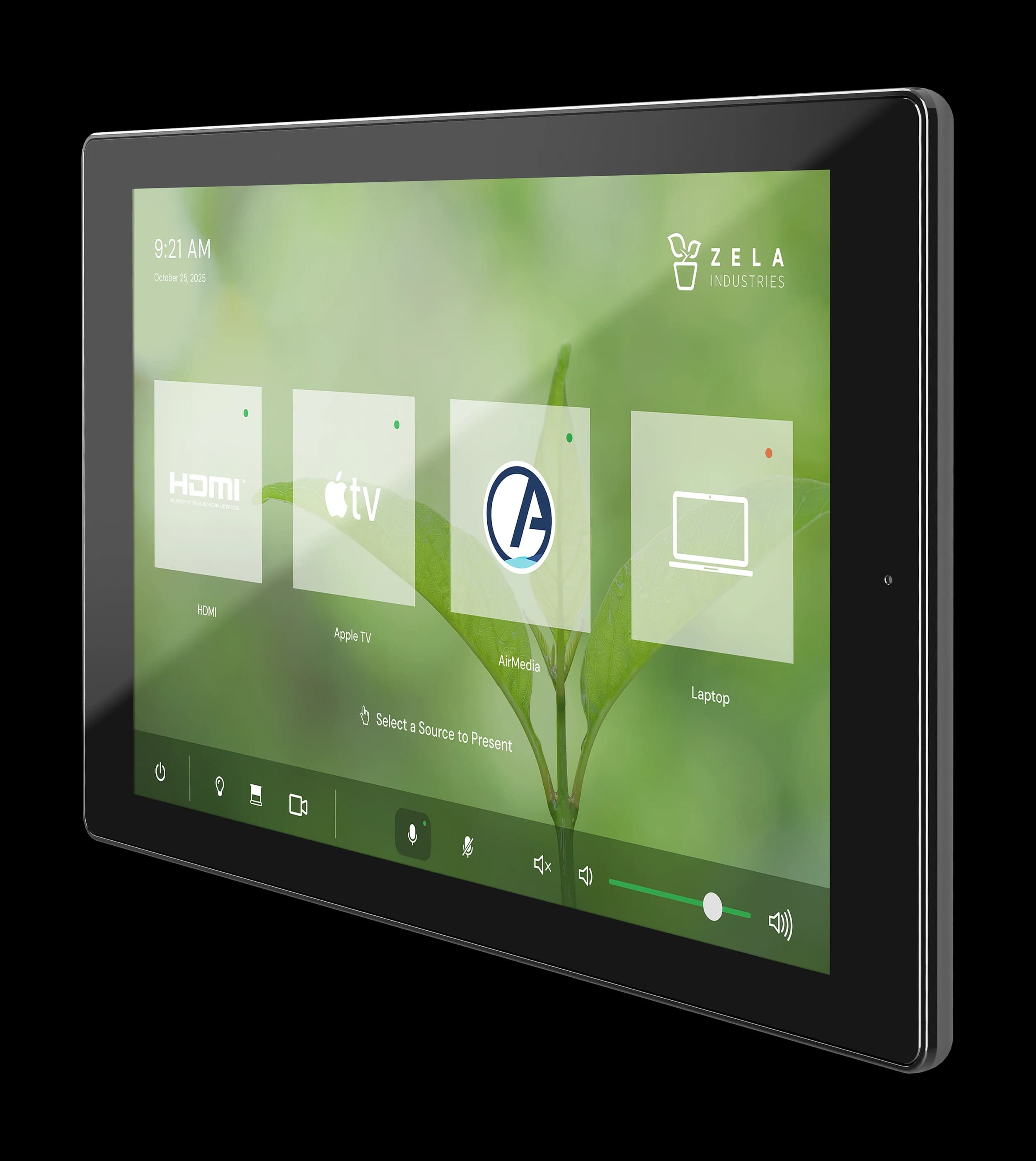 Crestron TST-1080 wireless touch screen with docking station