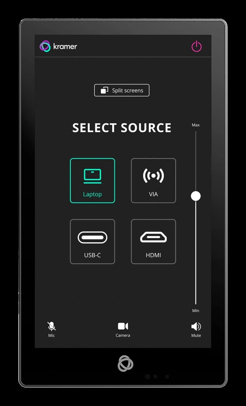 Kramer KT-205WM 5.5-inch wall mount touch panel