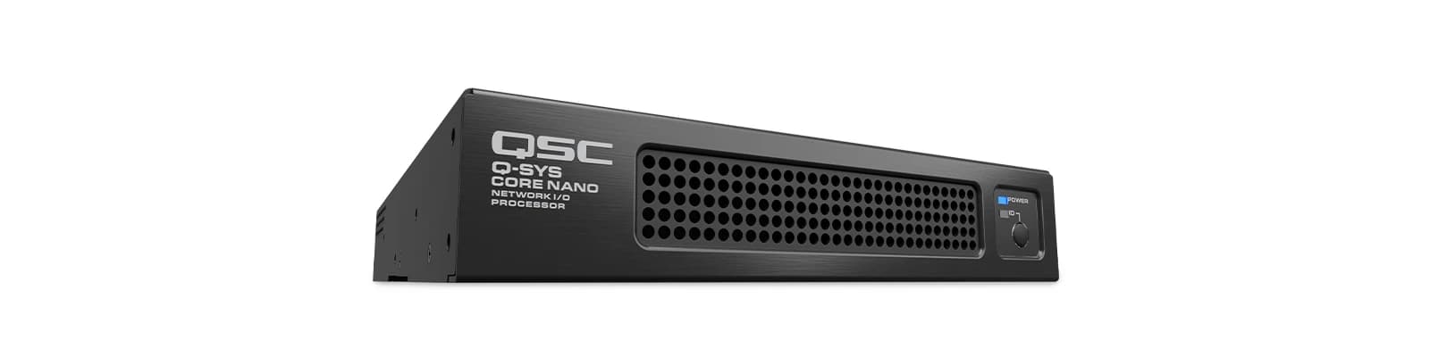 QSC Q-SYS Core Nano processor, front view