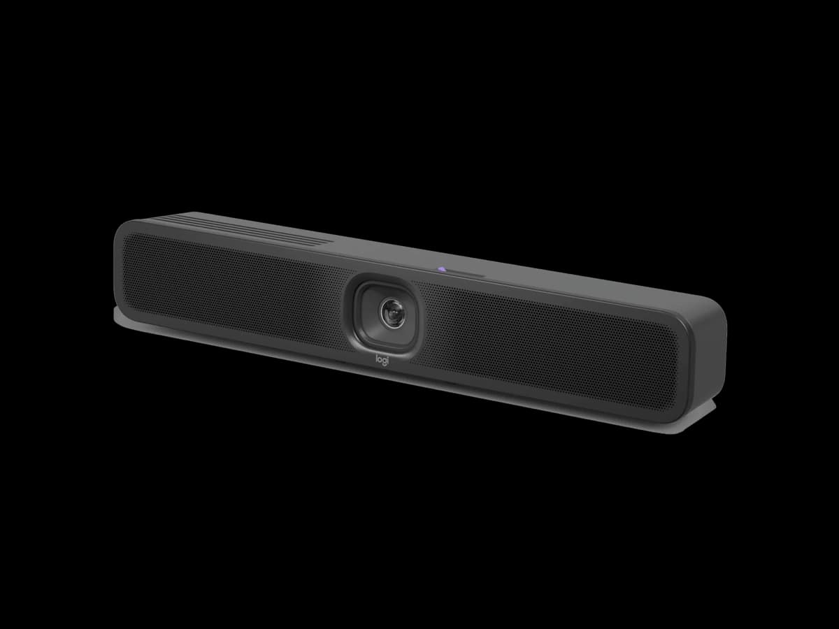 Logitech MeetUp 2 video bar, angled view