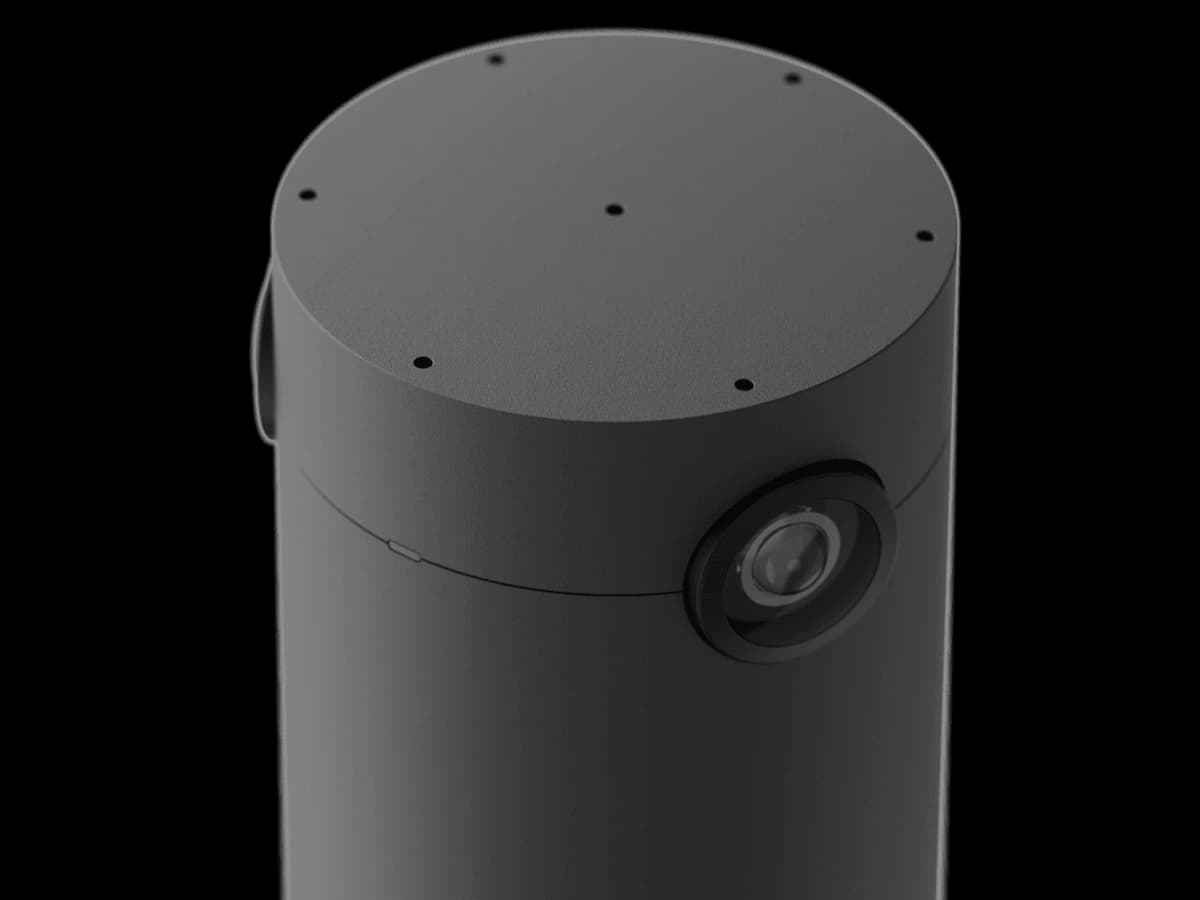 Logitech Sight, close-up top detail showing dual cameras
