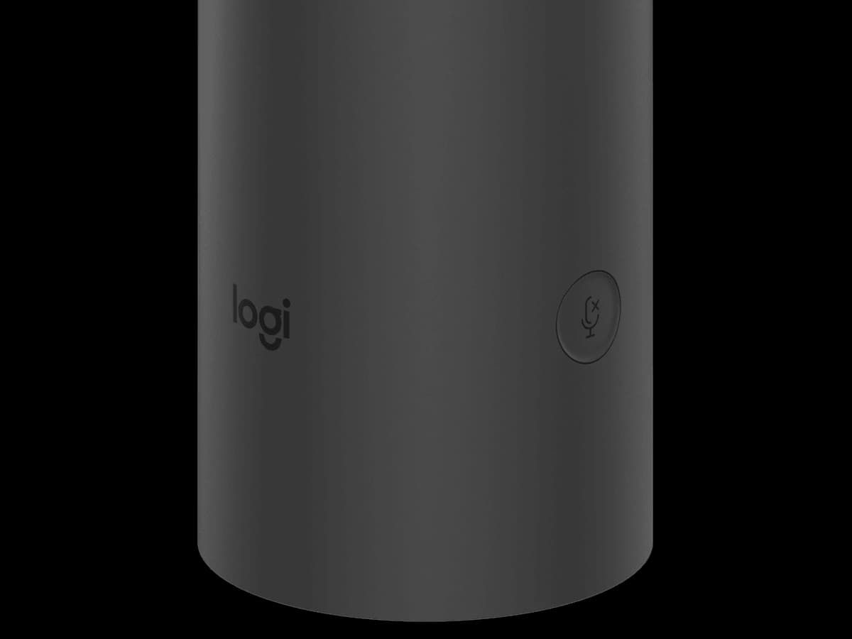 Logitech Sight, close-up detail showing mute button
