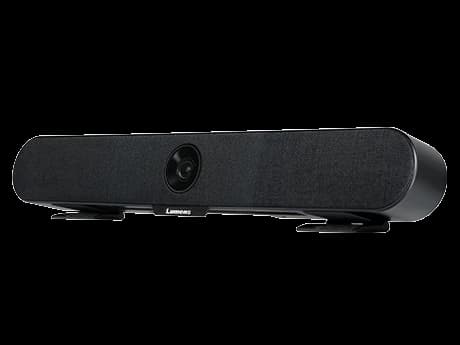Lumens MS-10S video soundbar, angled three-quarter view