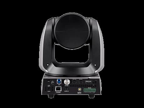 Lumens VC-A71P 4K PTZ camera, rear view showing ports