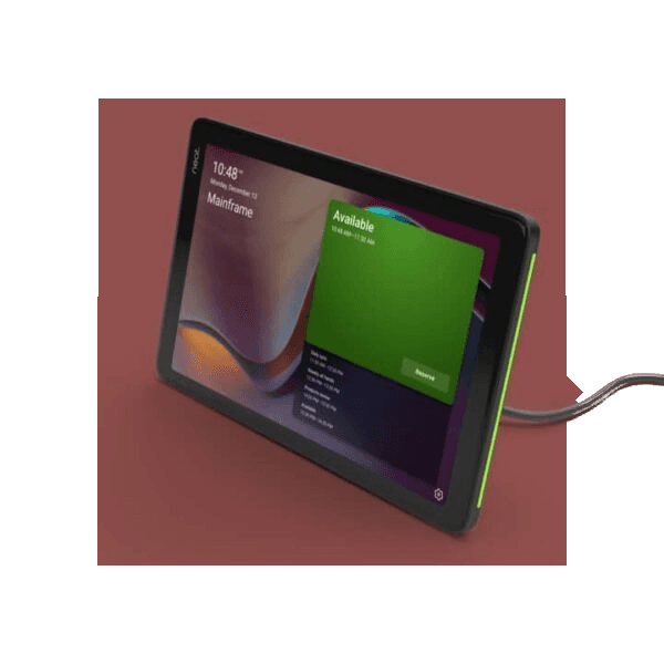 Neat Pad touch controller and room scheduling display