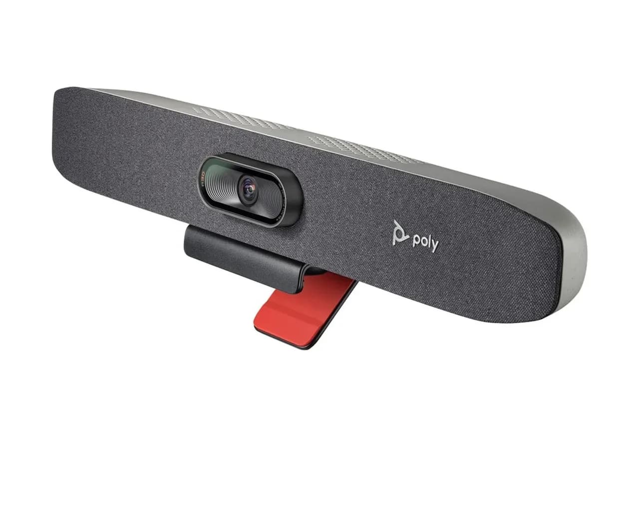 Poly Studio V52 USB video bar, angled view