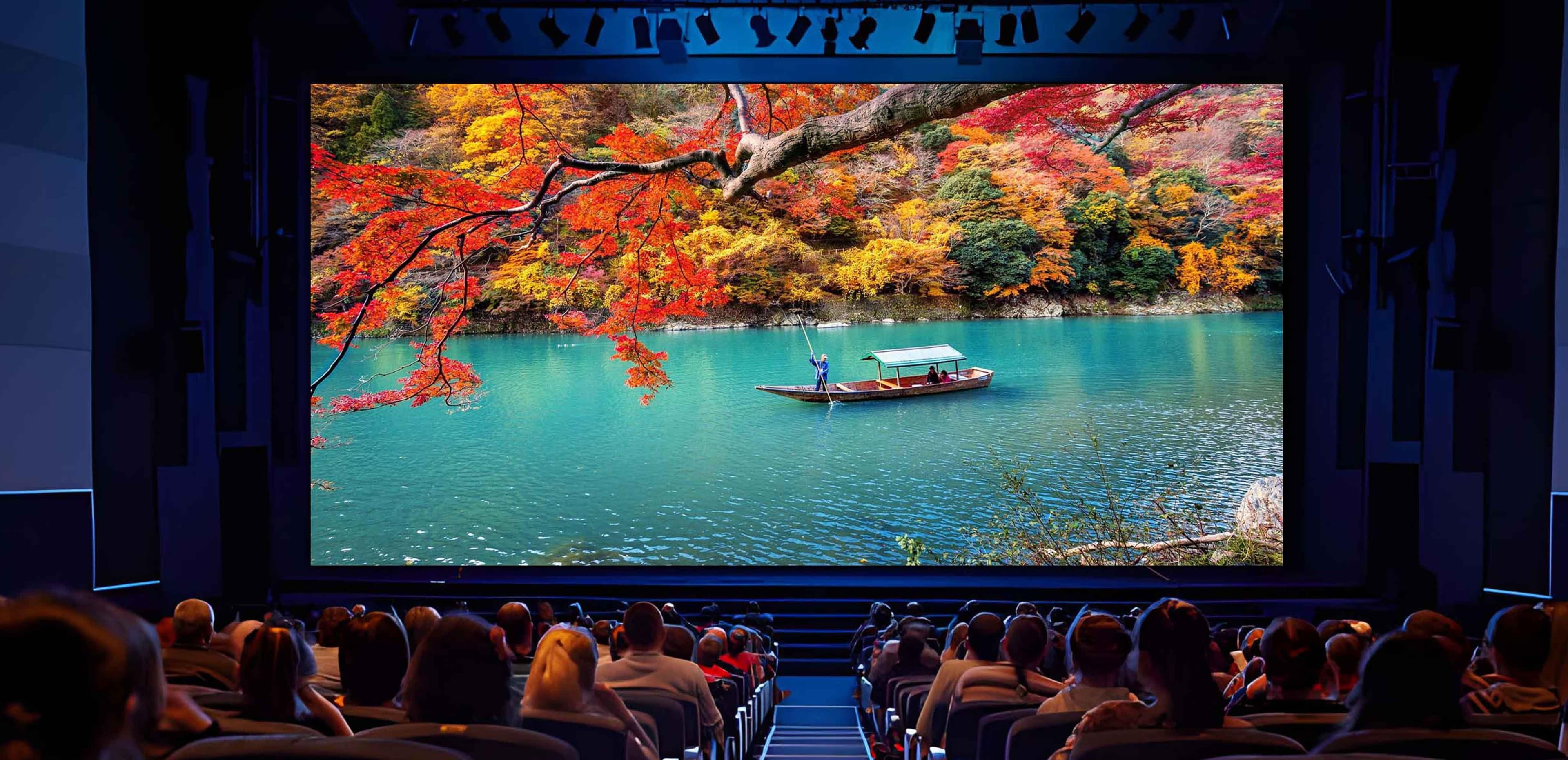 Ageru Active LED Slim video wall installed in an auditorium