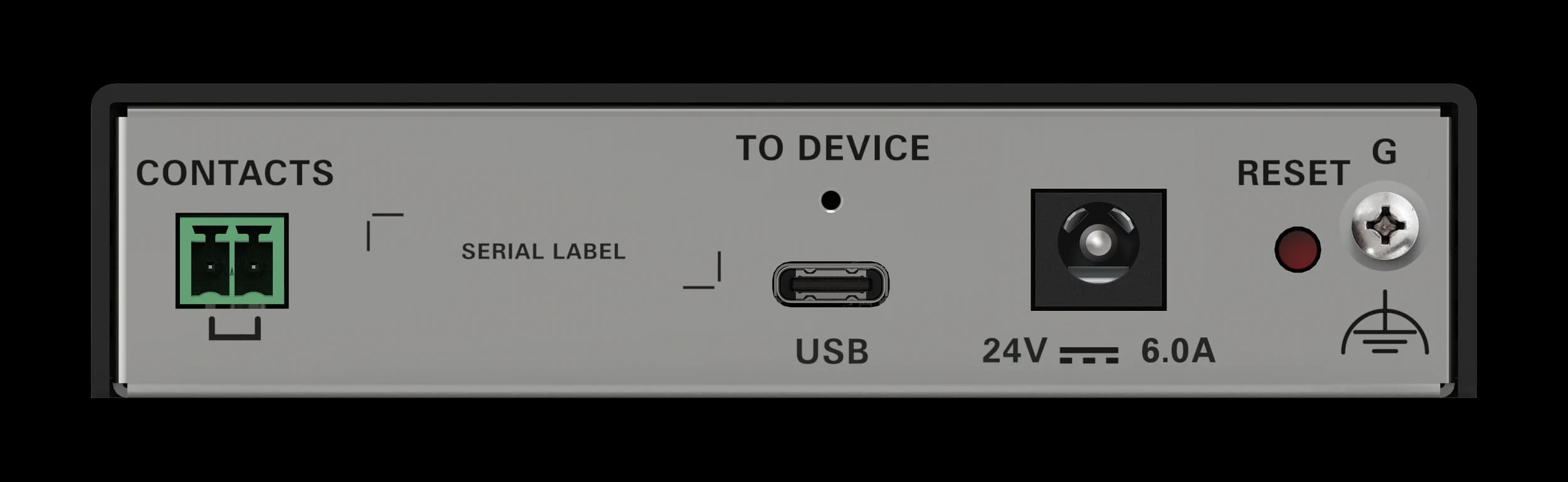Crestron PSU-MIDSPAN-USB-1-C KIT midspan USB-C power injector, mounted