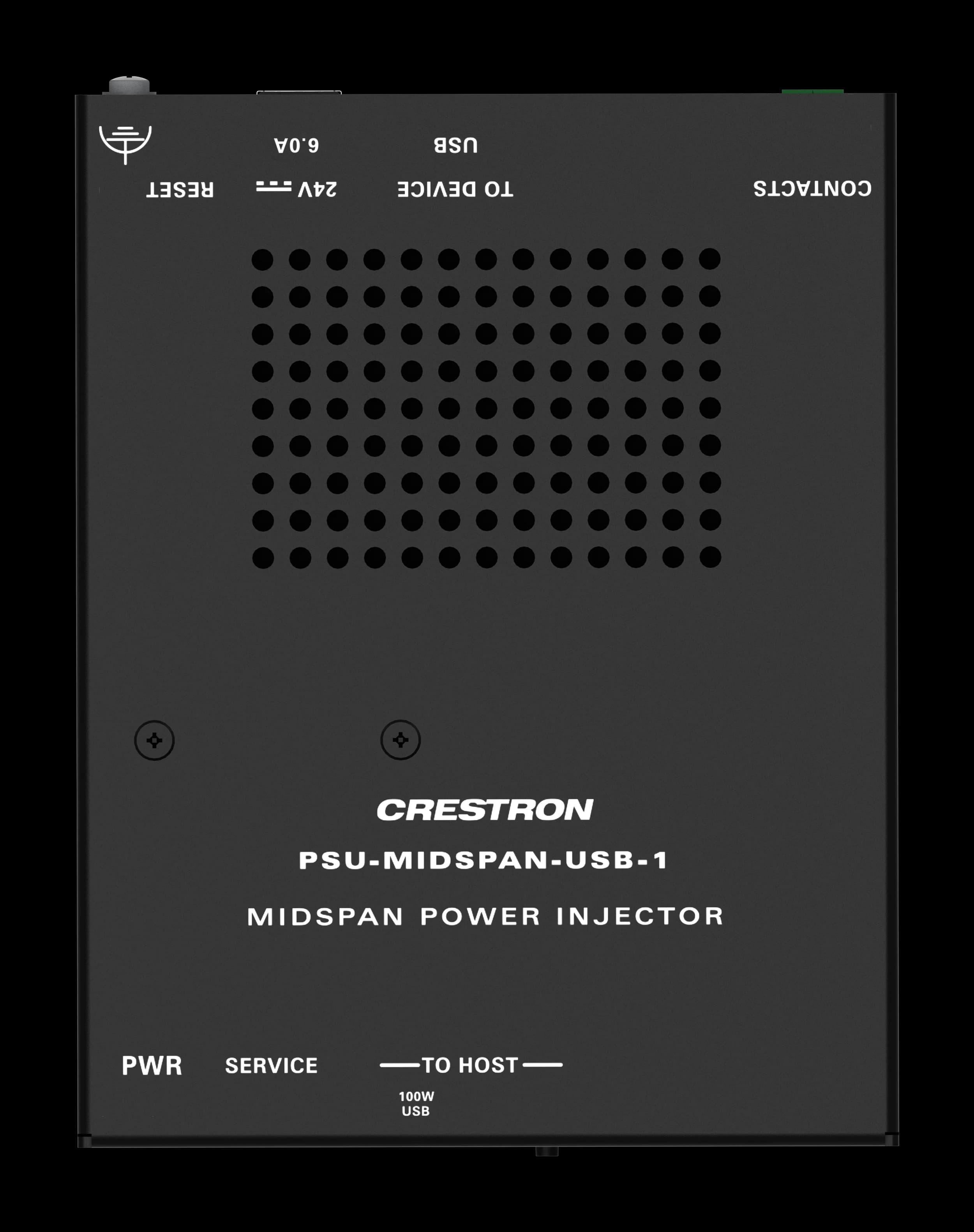 Crestron PSU-MIDSPAN-USB-1-C KIT midspan USB-C power injector, kit contents