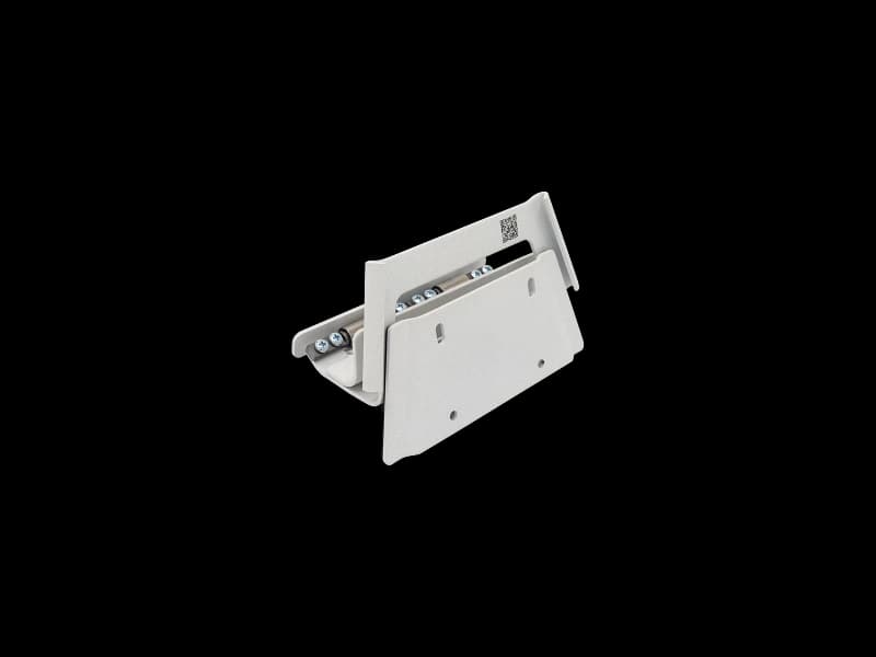 Poly Studio X52/V52 wall mount, combined front and rear view