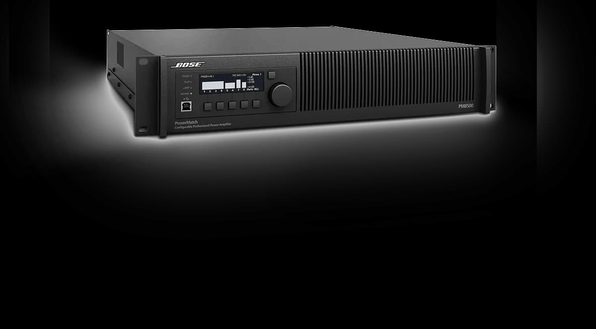 Bose PowerMatch PM8500N, angled front view