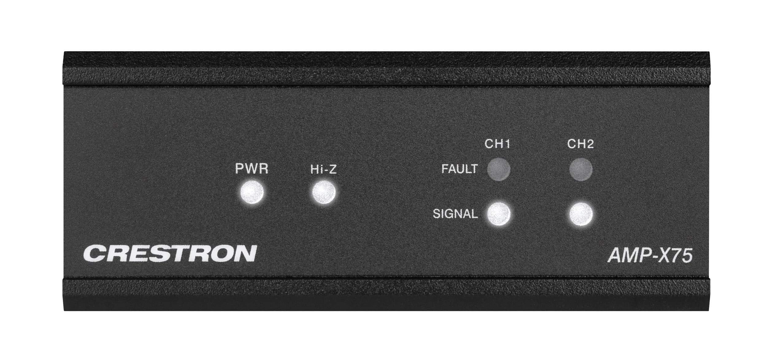 Crestron AMP-X75, front panel view