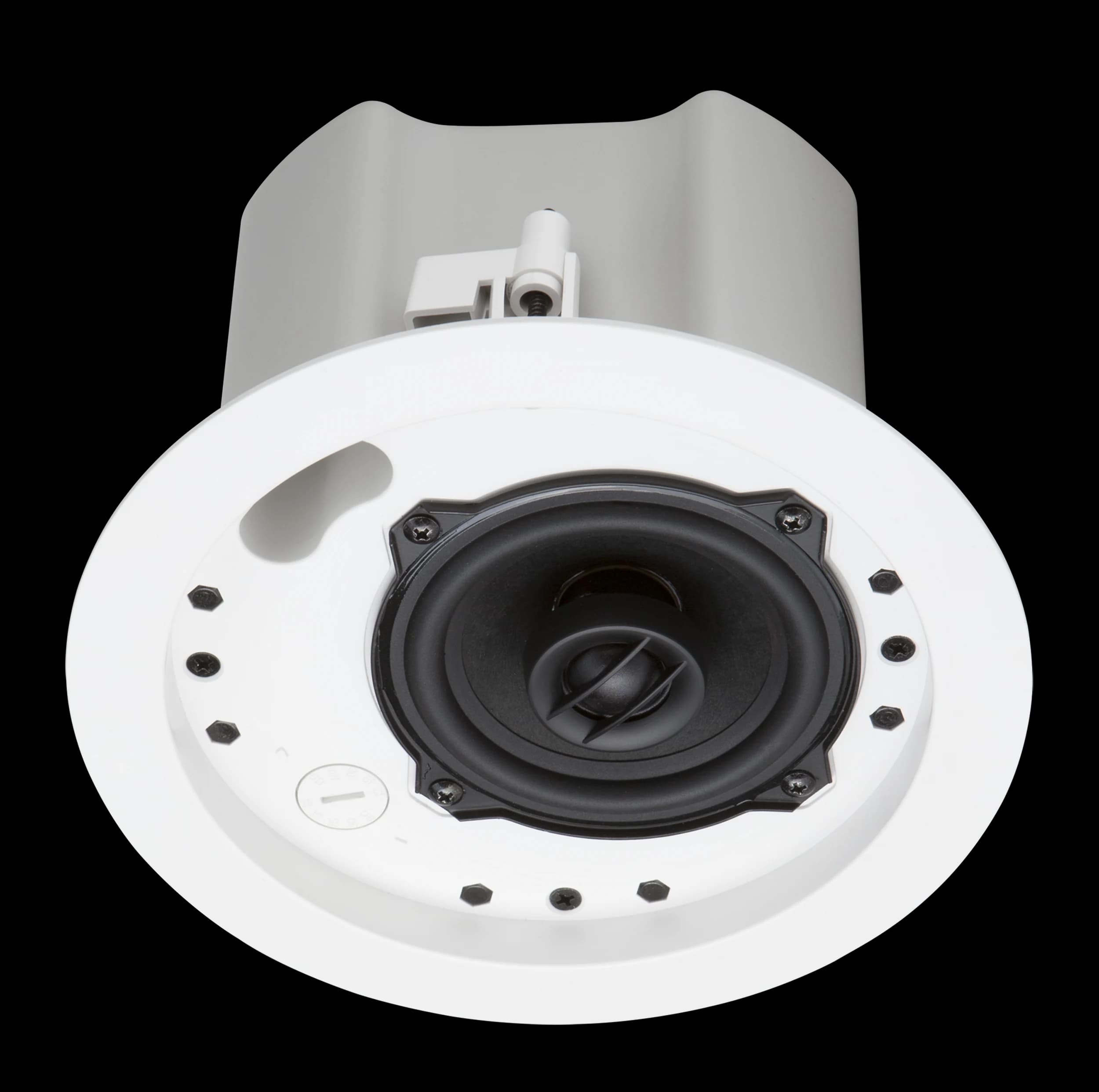 Crestron Saros Integrator ICI4T in-ceiling speaker, installed view