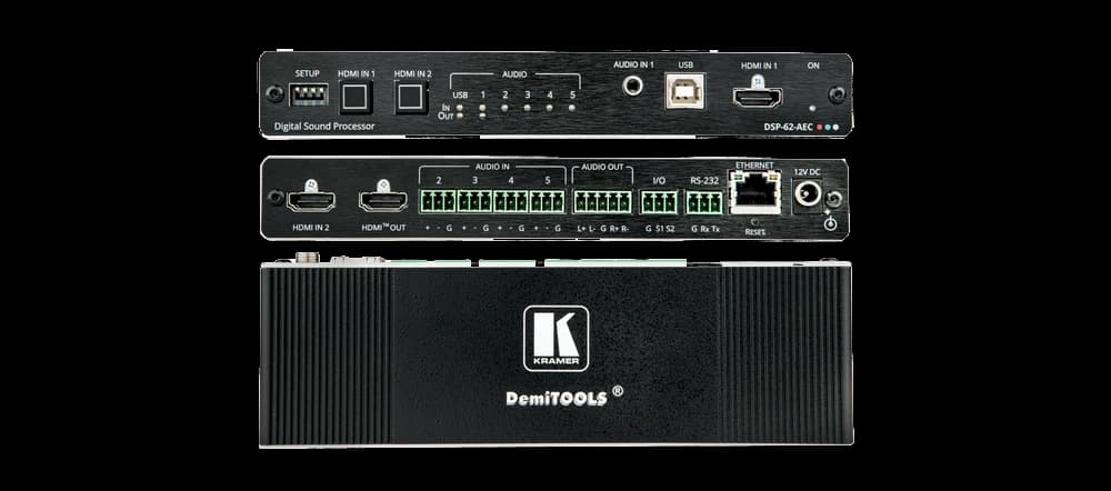 Kramer DSP-62-AEC audio matrix with DSP