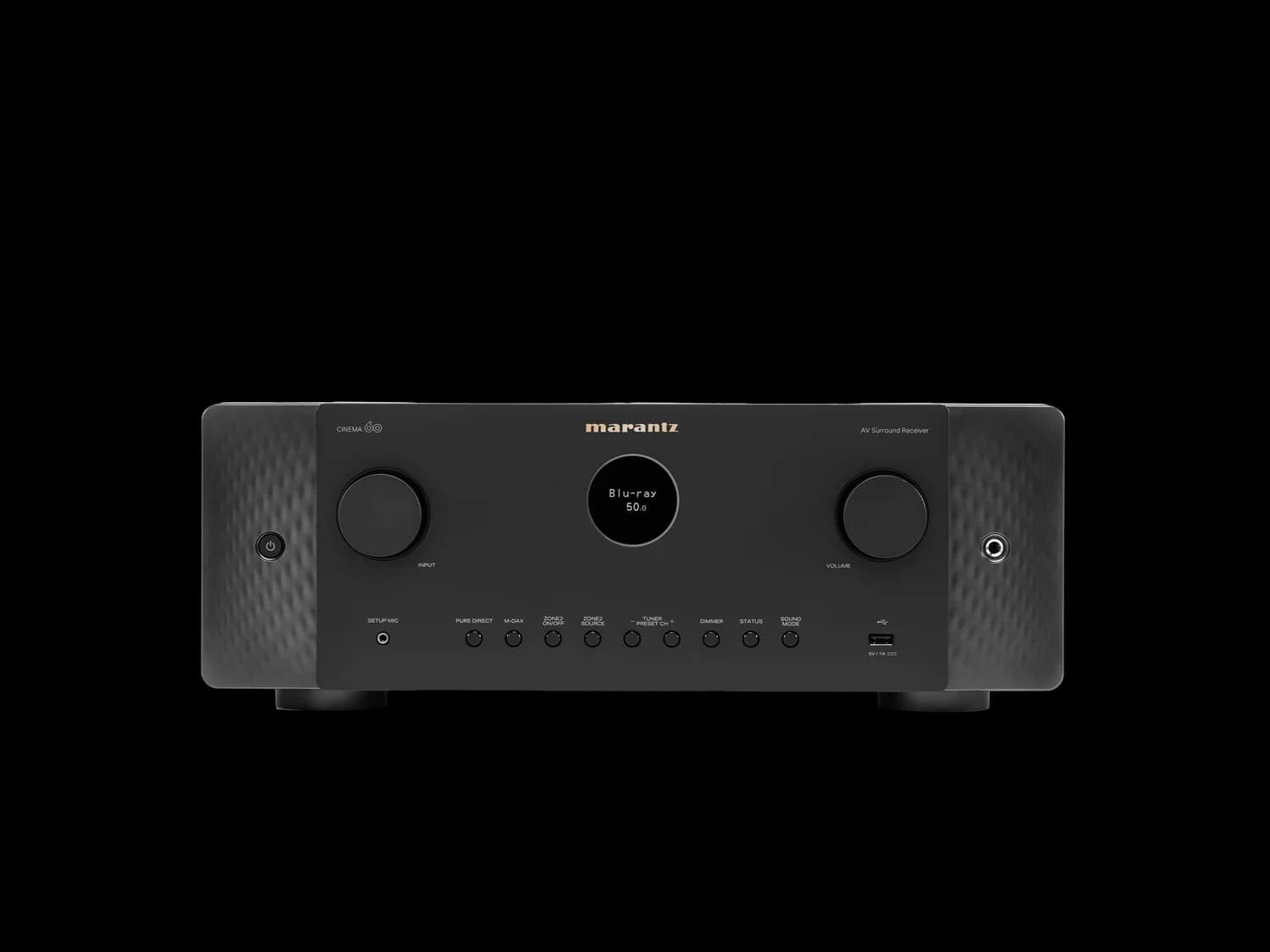 Marantz CINEMA 60 AV receiver, front studio view