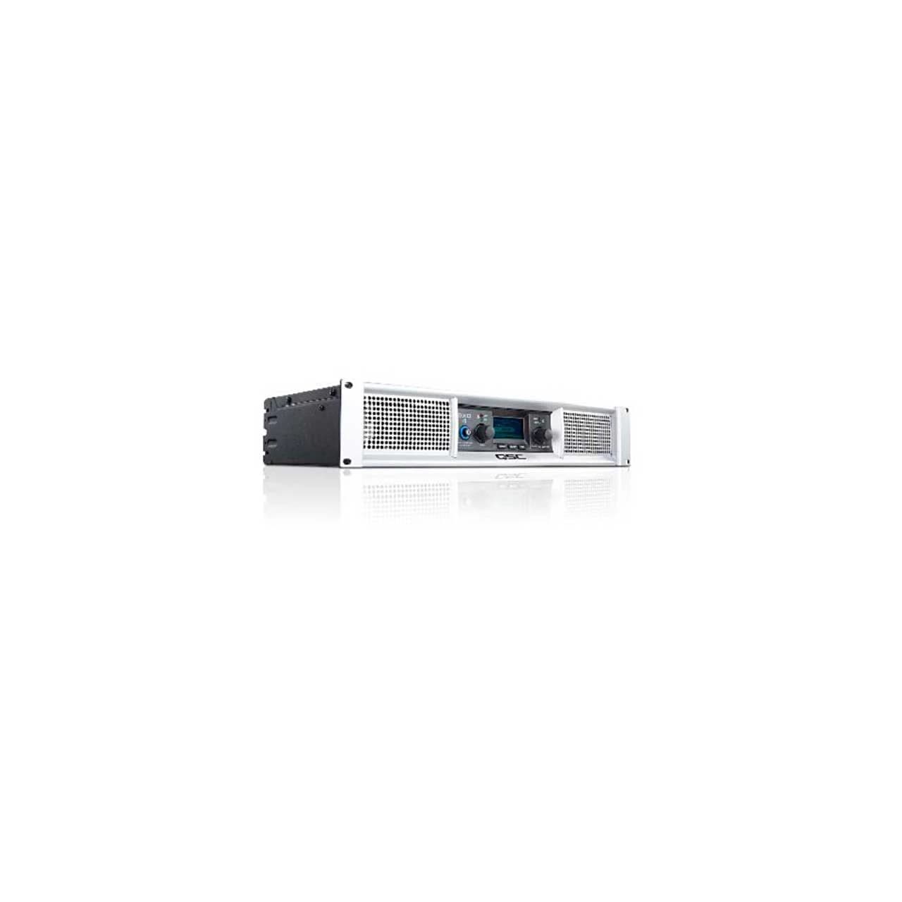 QSC GXD4 power amplifier, angled view