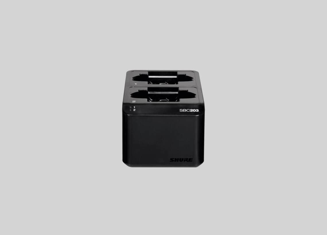 Shure SBC203 dual docking recharging station