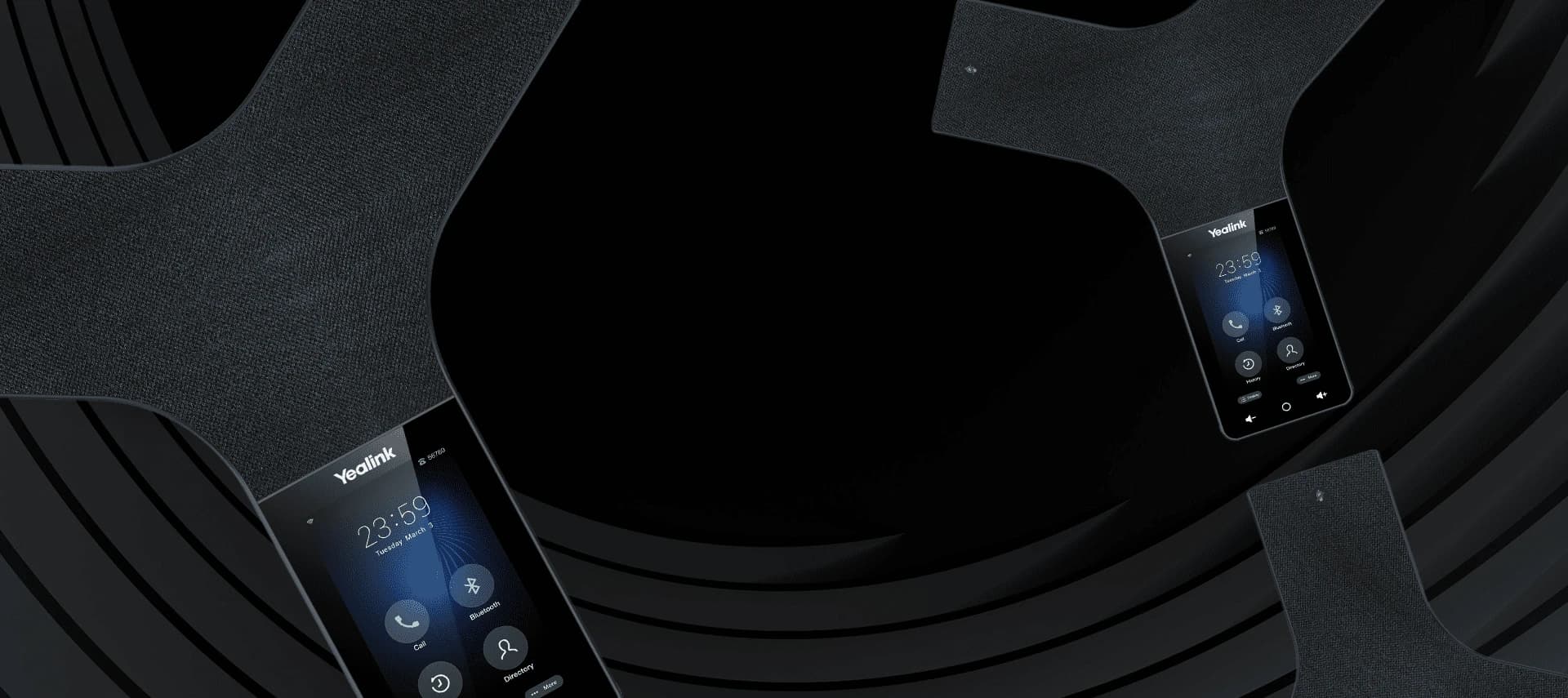 Yealink CP965 conference phone, pair with touchscreen displays