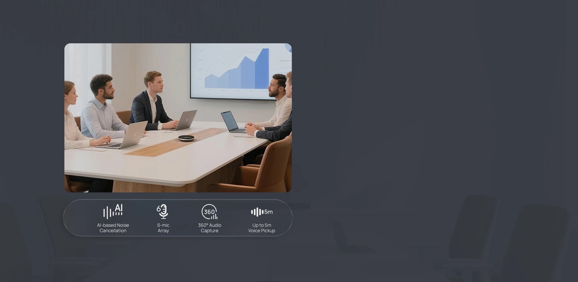 Yealink SP96, on conference table