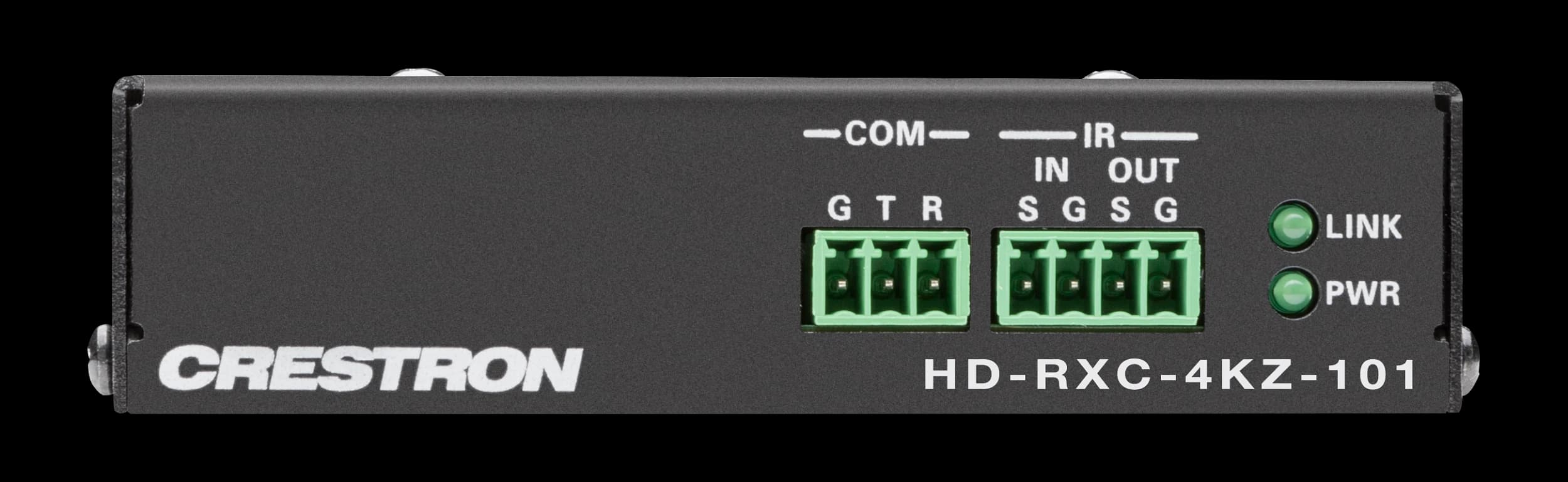 Crestron HD-RXC-4KZ-101 4K60 4:4:4 receiver, front view