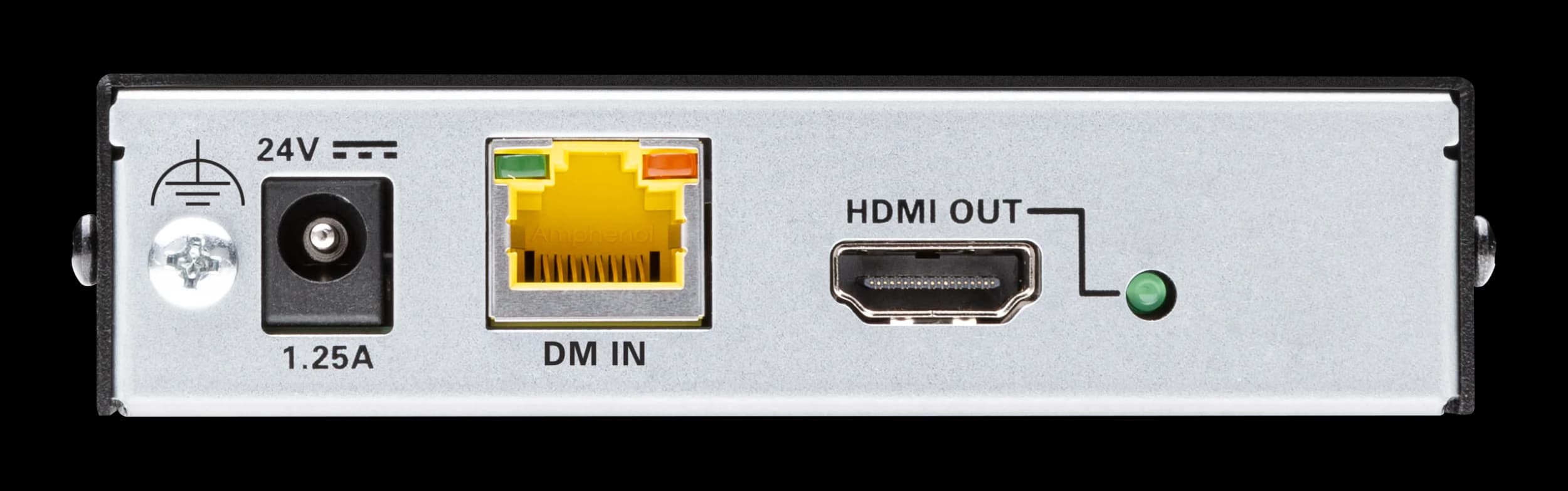 Crestron HD-RXC-4KZ-101 4K60 4:4:4 receiver, rear view