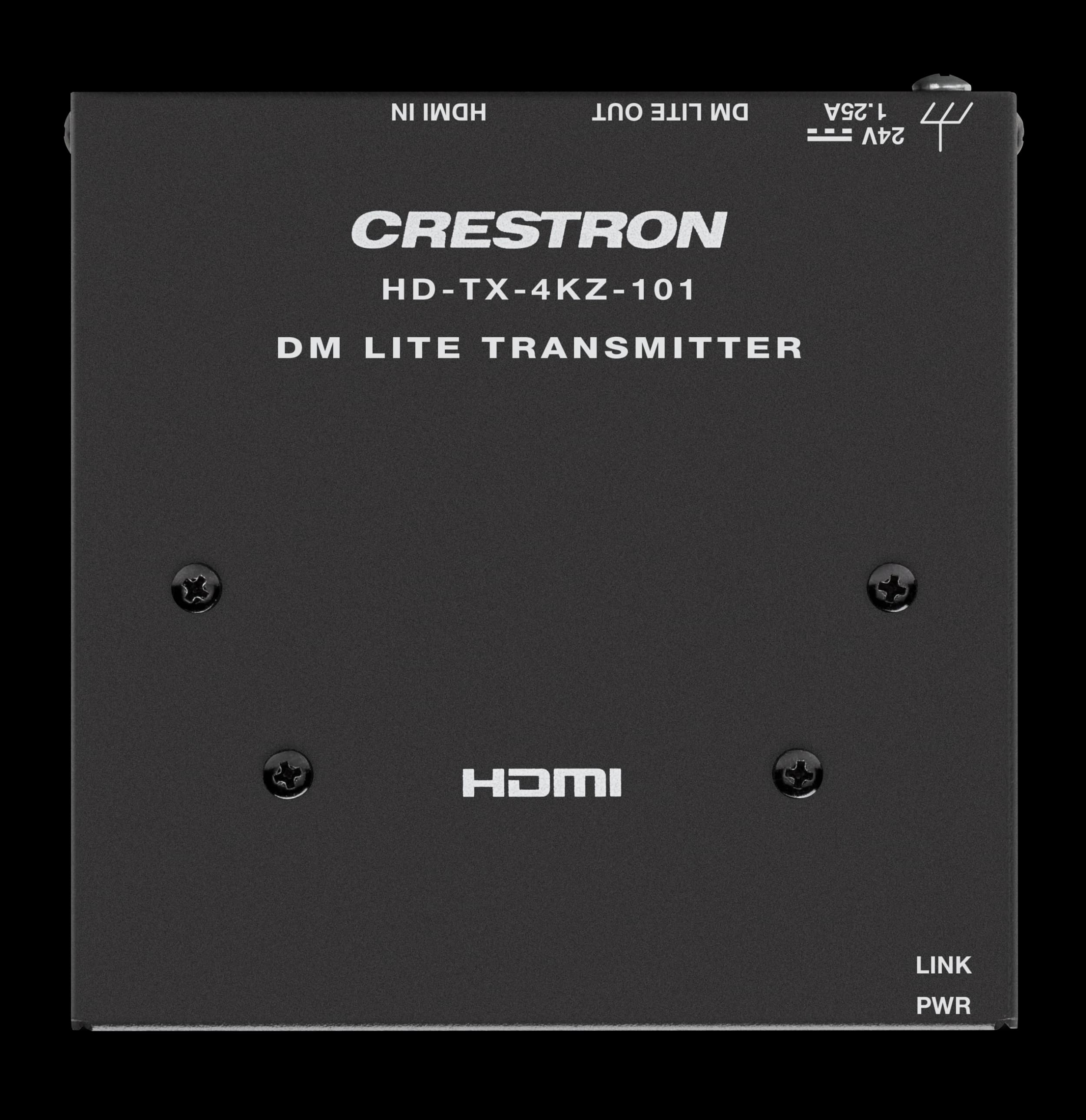 Crestron HD-TX-4KZ-101 DM Lite transmitter, top view