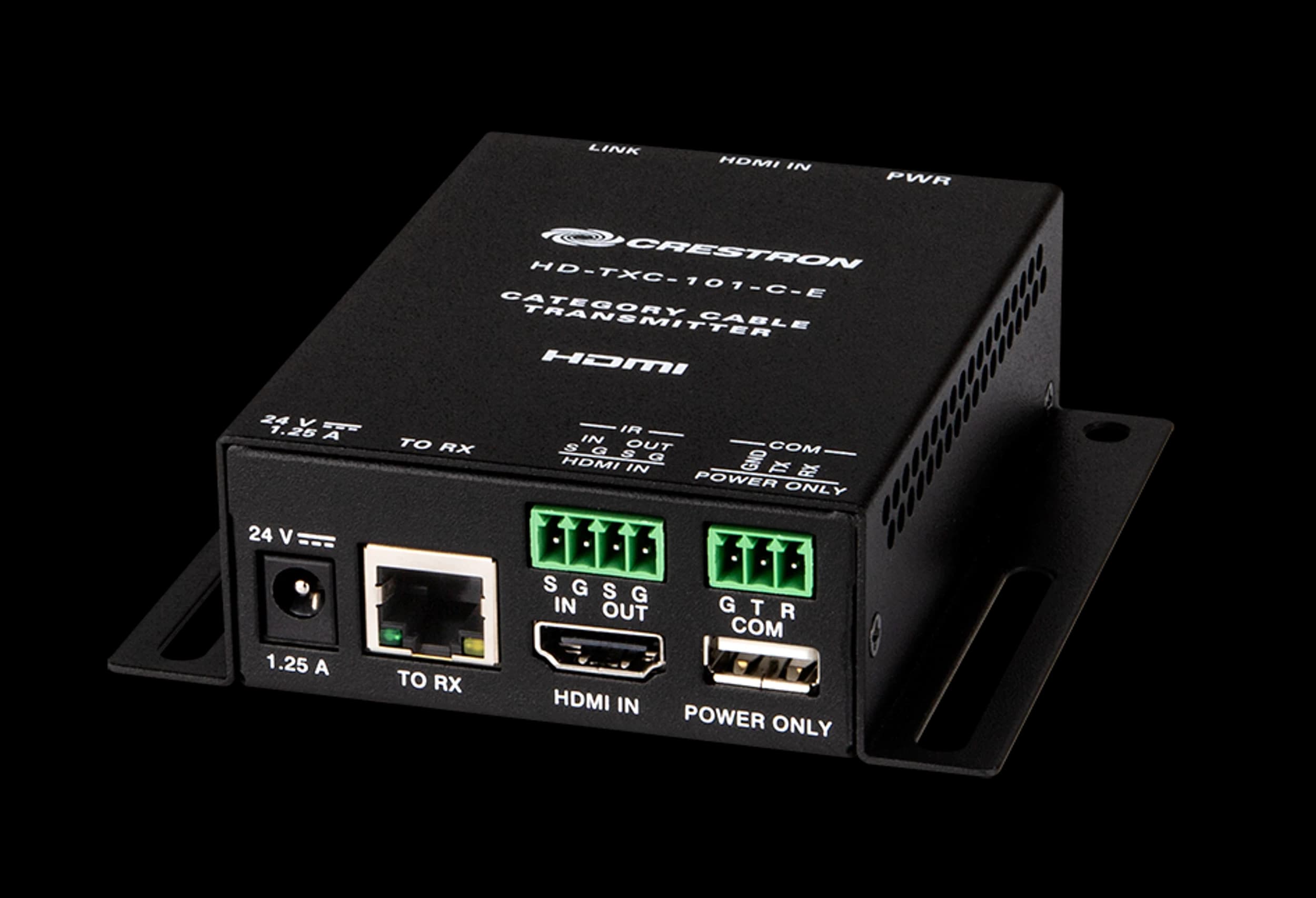 Crestron HD-TXC-101-C-E DM Lite transmitter, front view