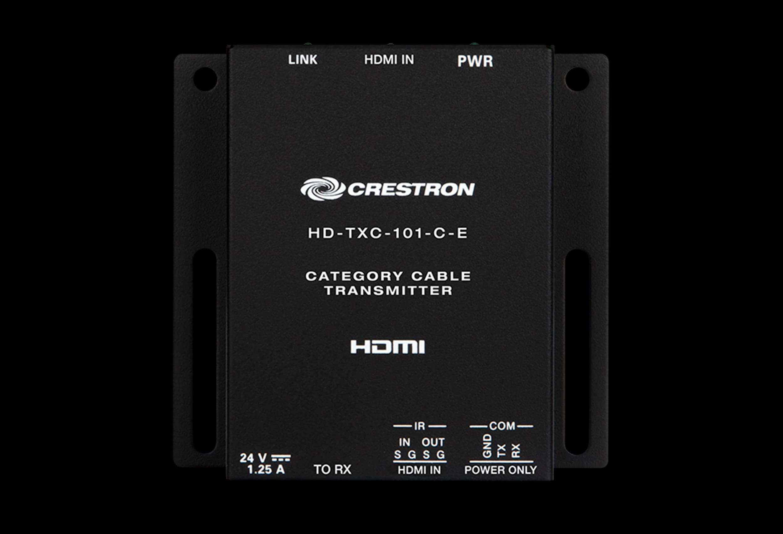Crestron HD-TXC-101-C-E DM Lite transmitter, top view