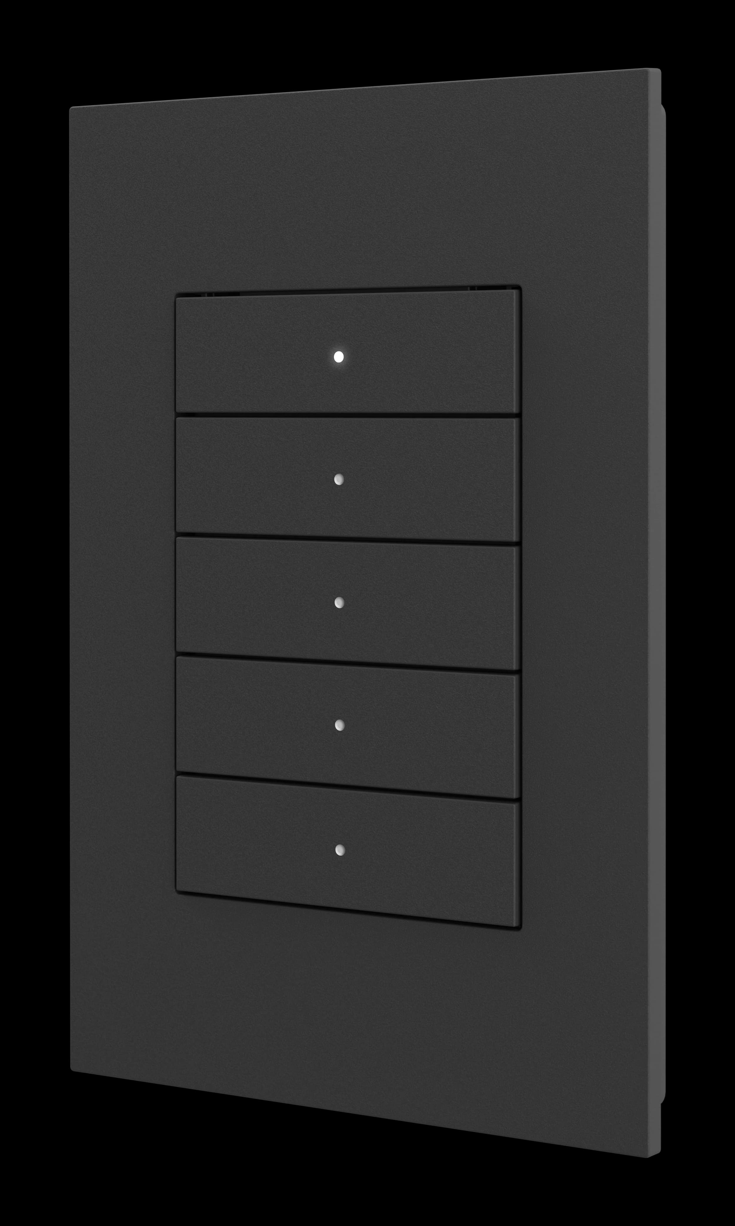 Crestron HZ2-KPCN-B Horizon 2 keypad, angled view