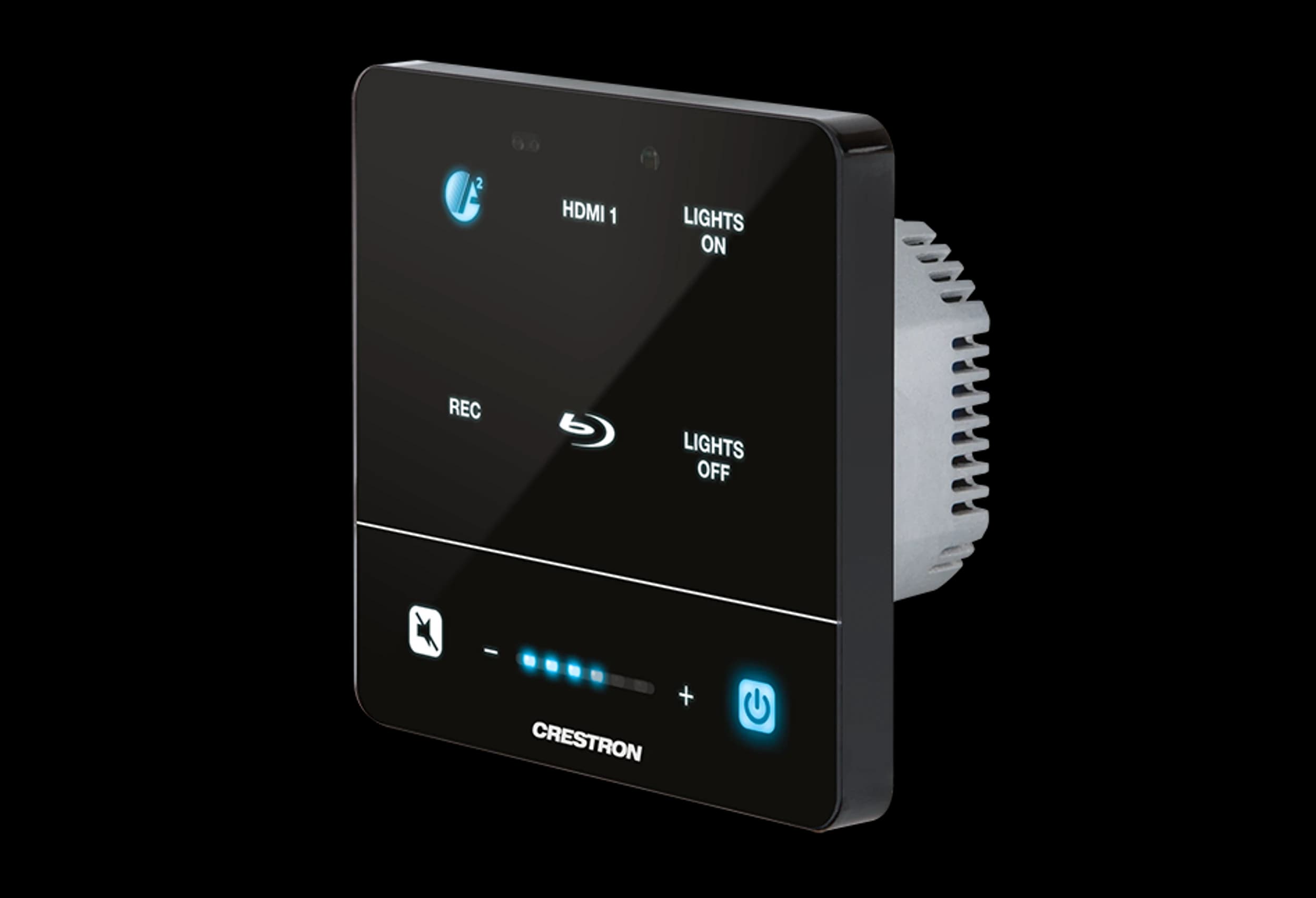 Crestron MPC3-201-B media presentation controller, rear view