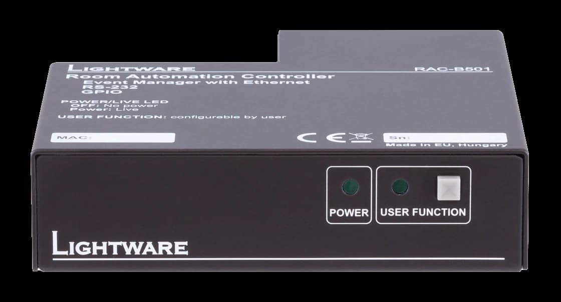Lightware RAC-B501 room automation controller