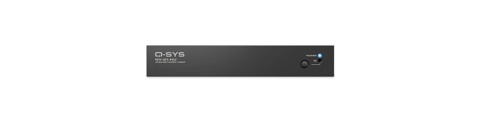 QSC Q-SYS NV-21-HU, front panel