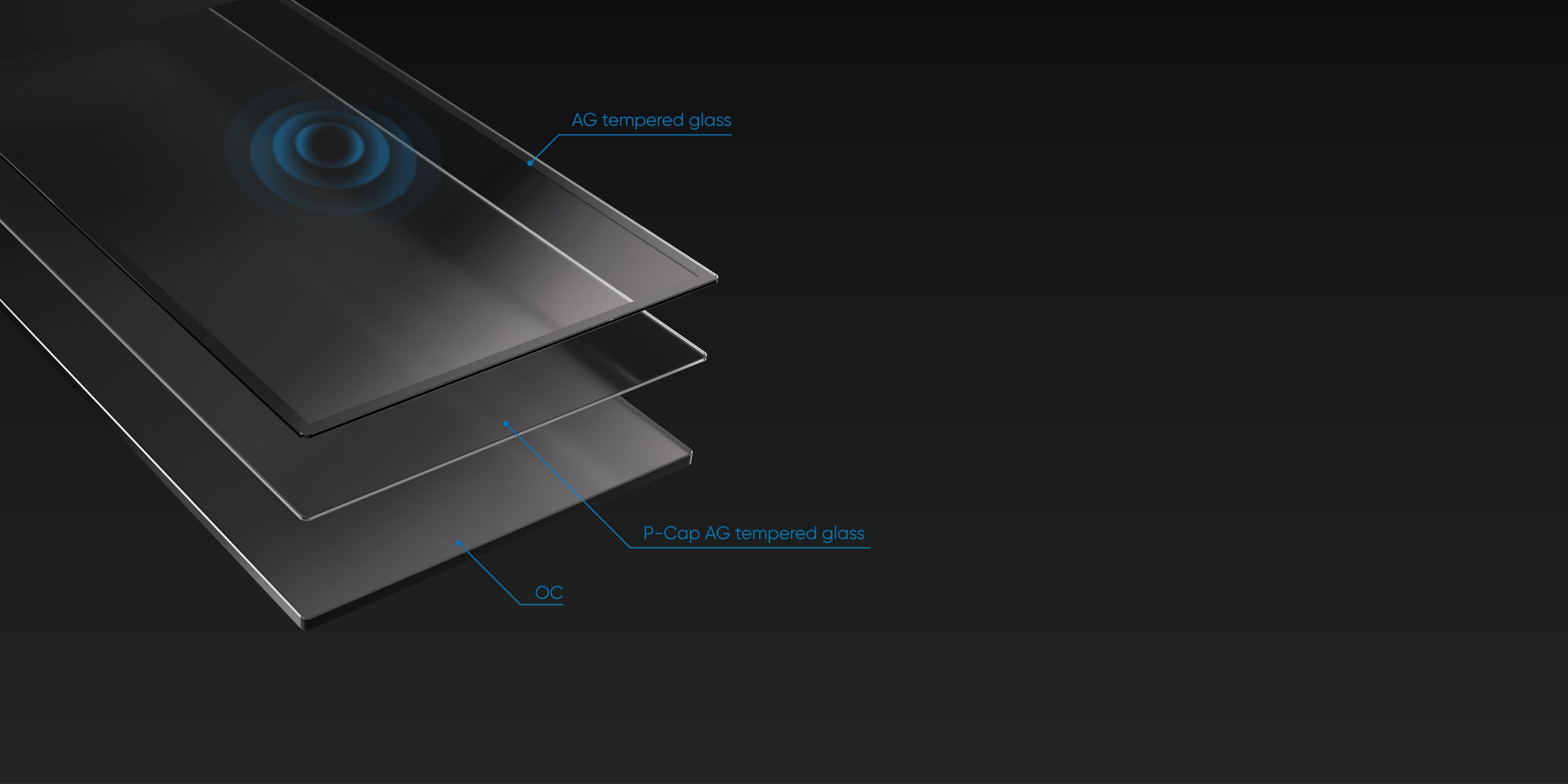 Ageru Interactive Digital Signage Standee touch panel construction detail