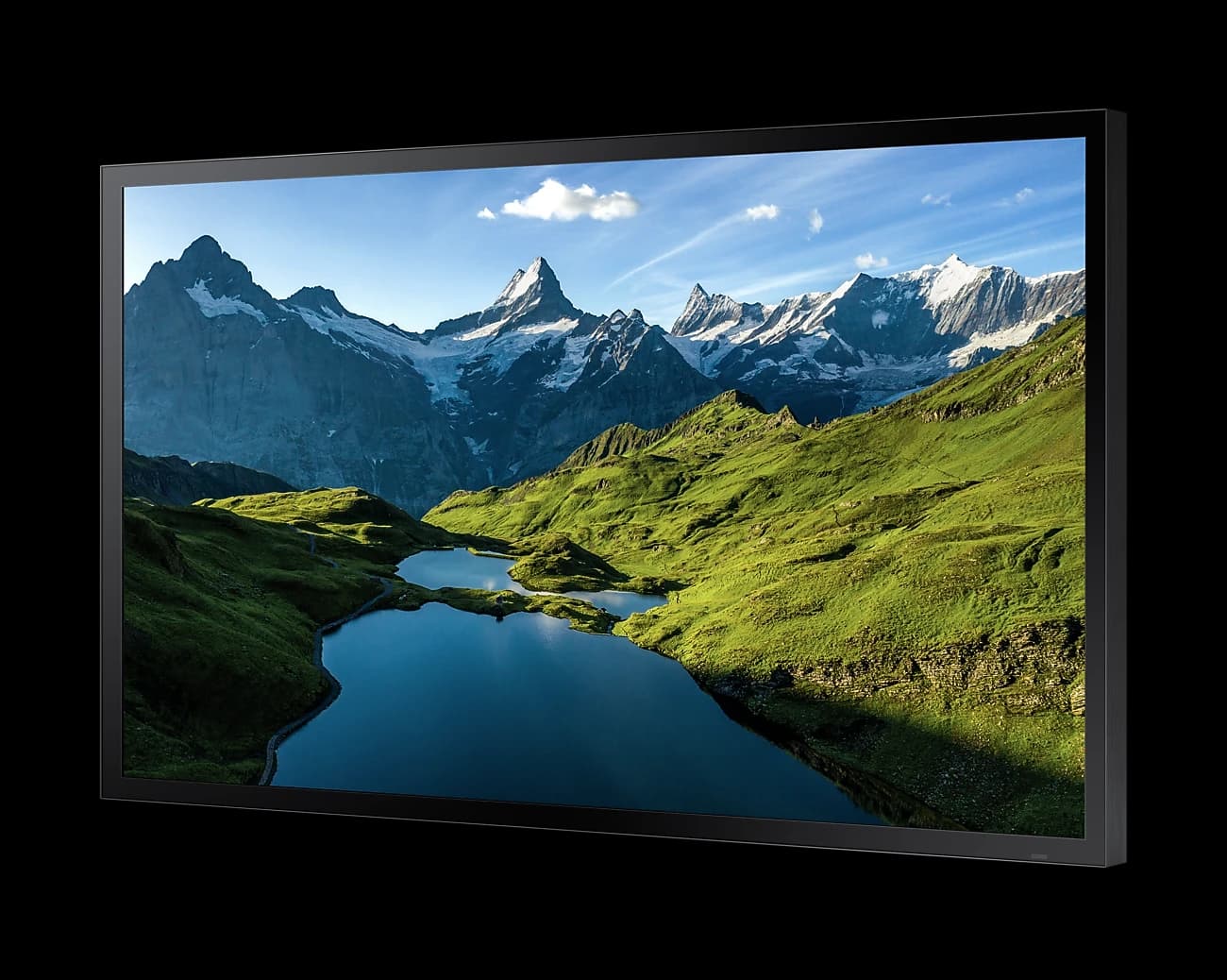 Samsung OH55A-S 55-inch outdoor signage display, angled view