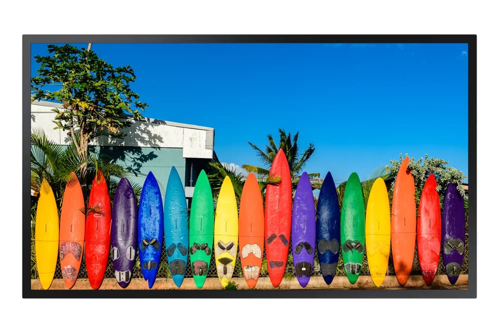 Samsung OM55B window signage display