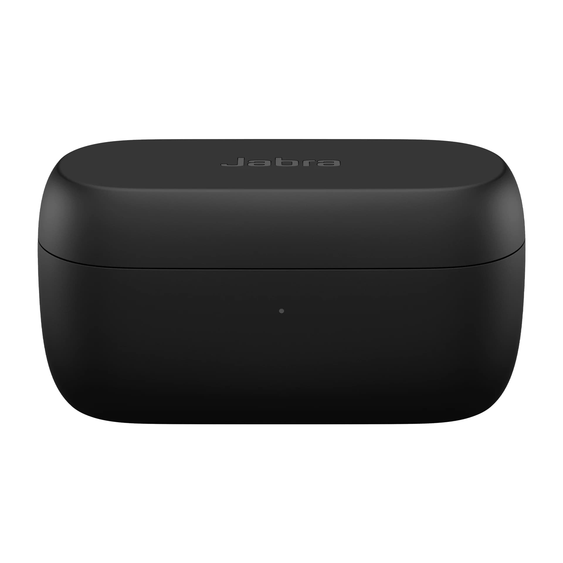 Jabra Evolve2 Buds charging case, closed, studio view