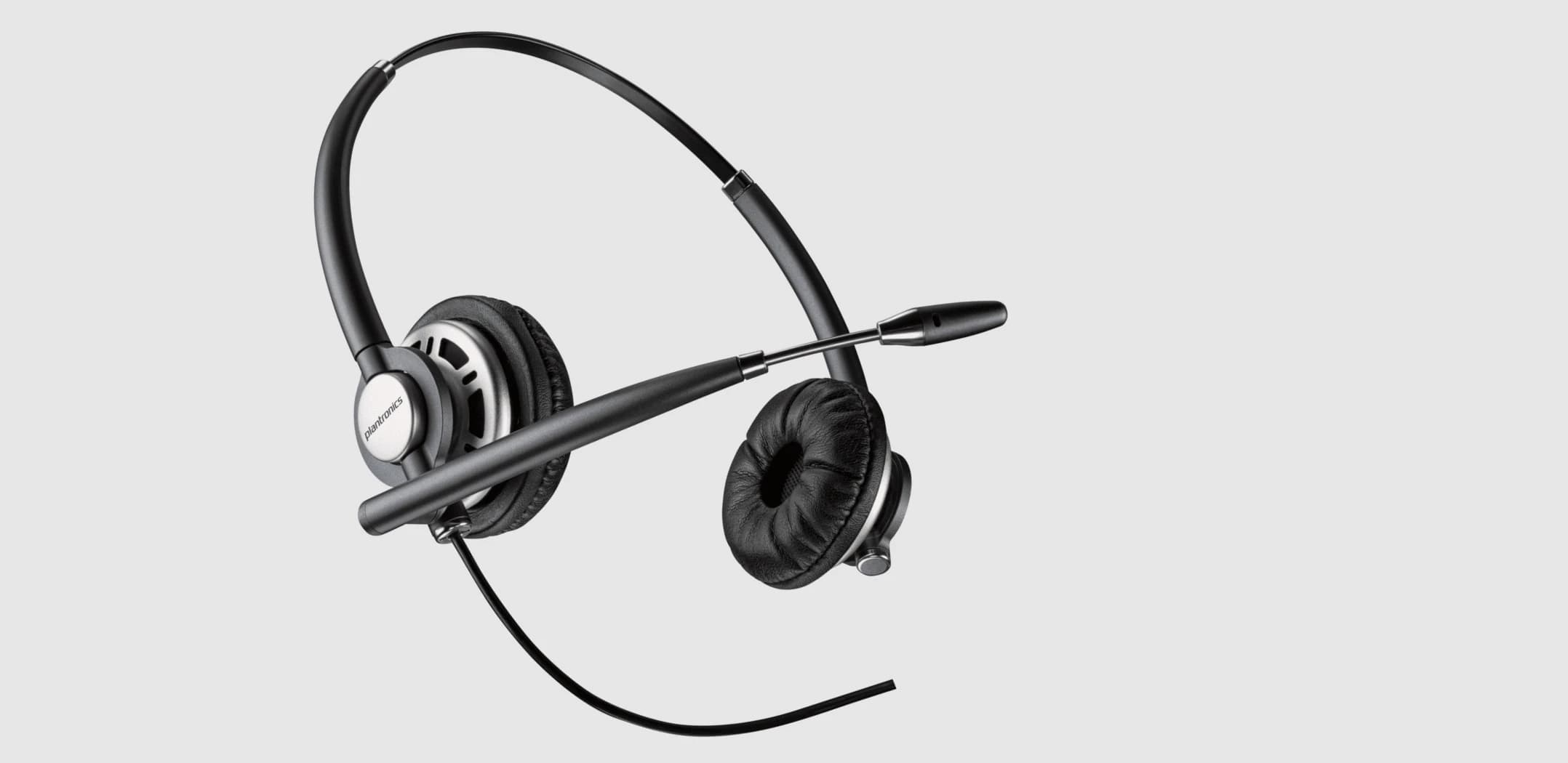 Poly EncorePro 720 stereo Quick Disconnect headset, studio view