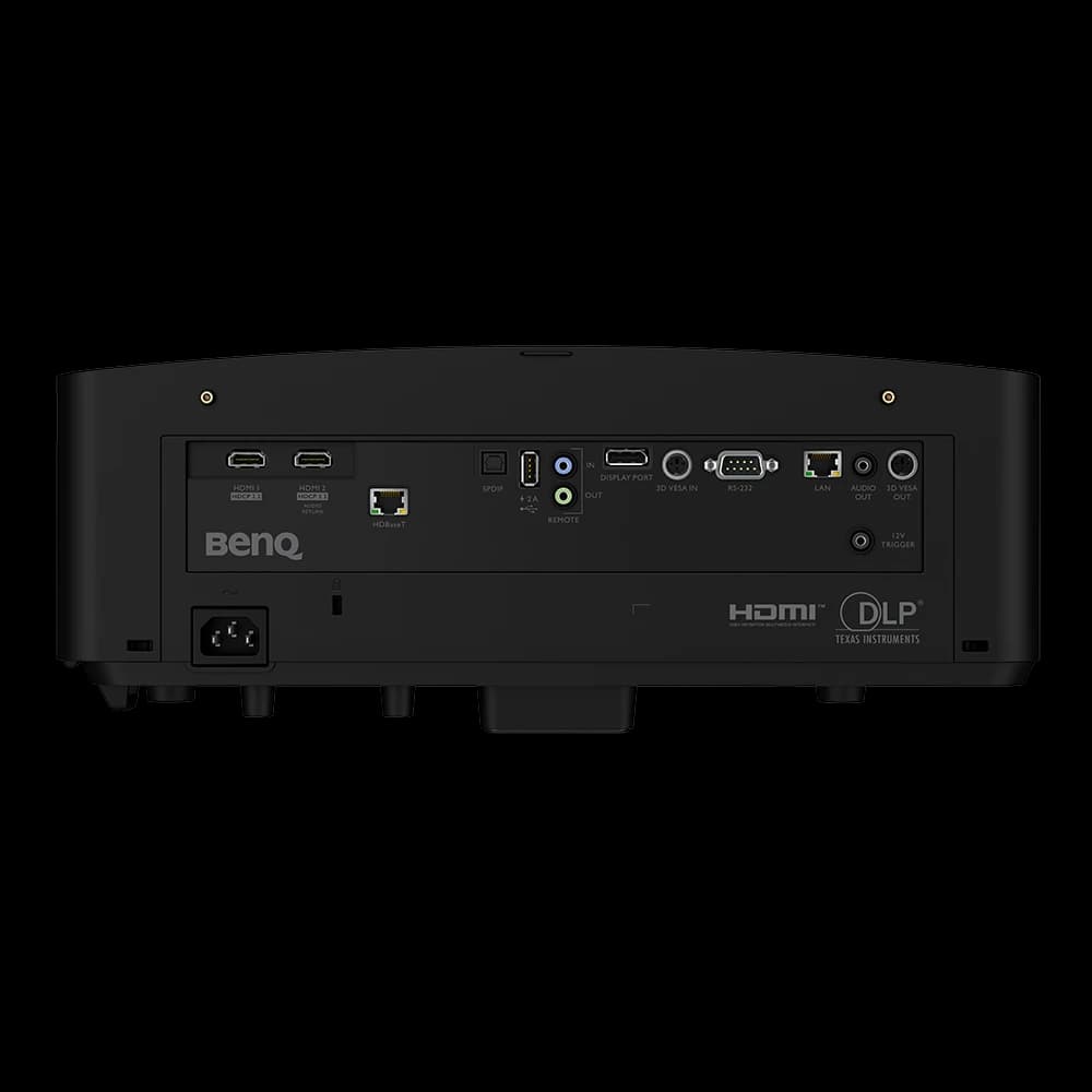 BenQ LK936ST 4K short-throw laser projector, rear connector panel