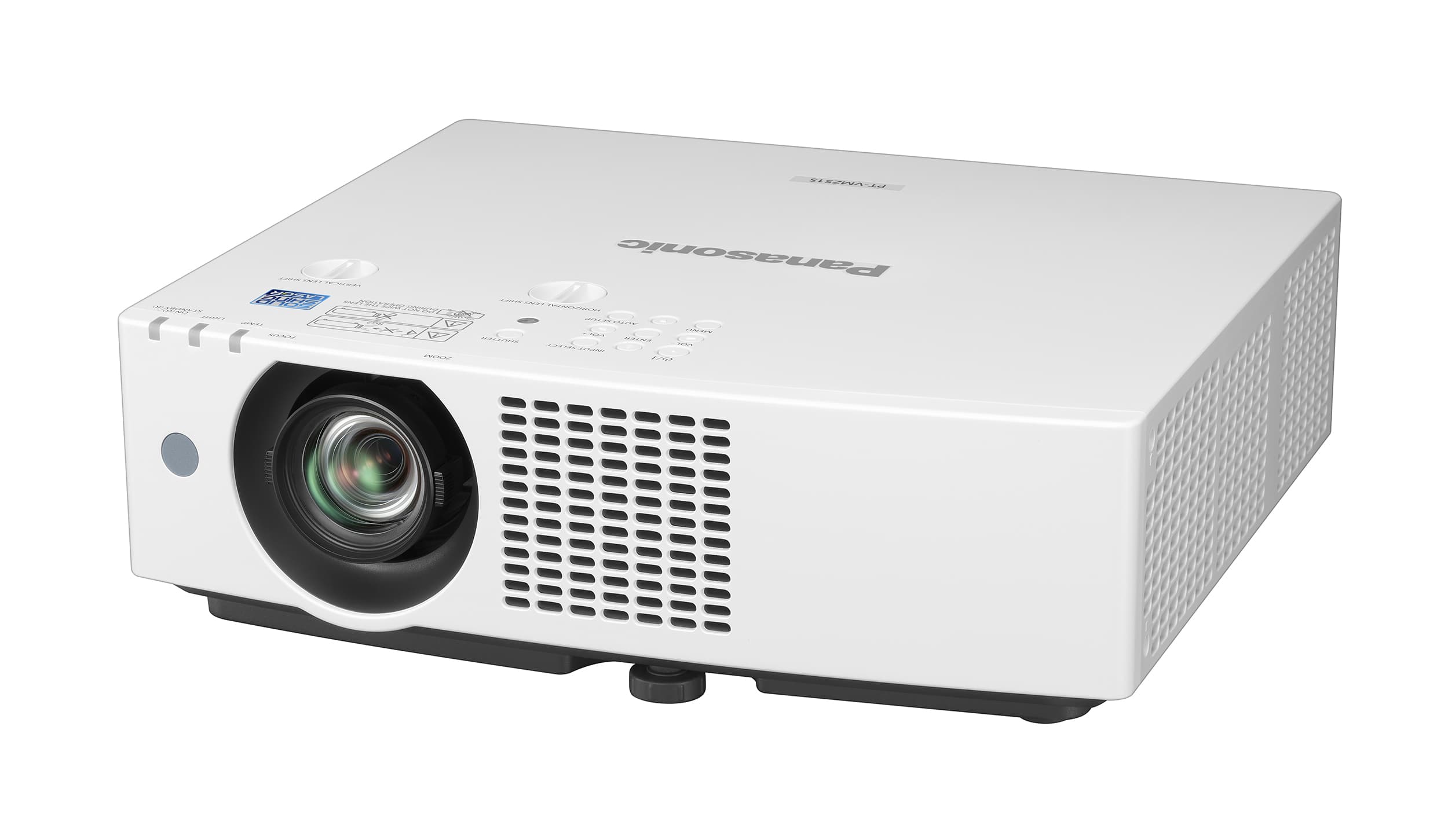 Panasonic PT-VMZ51S laser projector, angled view
