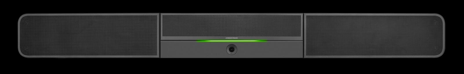 Crestron Flex conferencing soundbar and camera detail