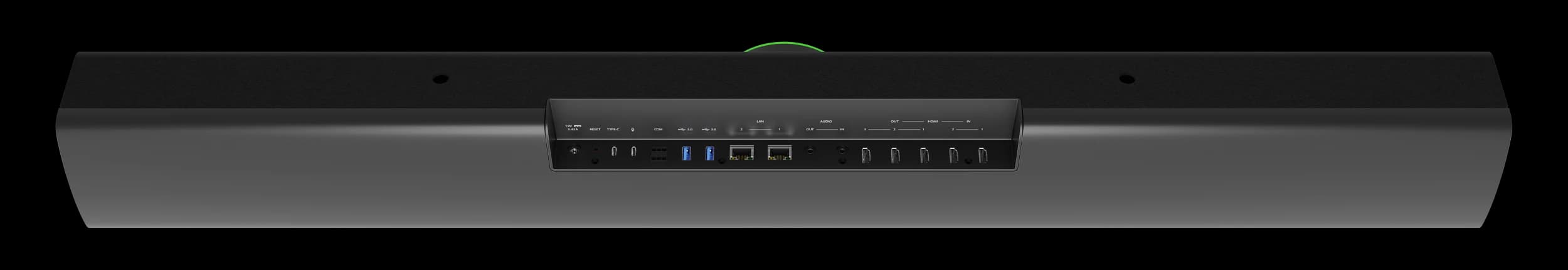 Crestron UC-B70-A-T kit — included Crestron Videobar 70, rear view